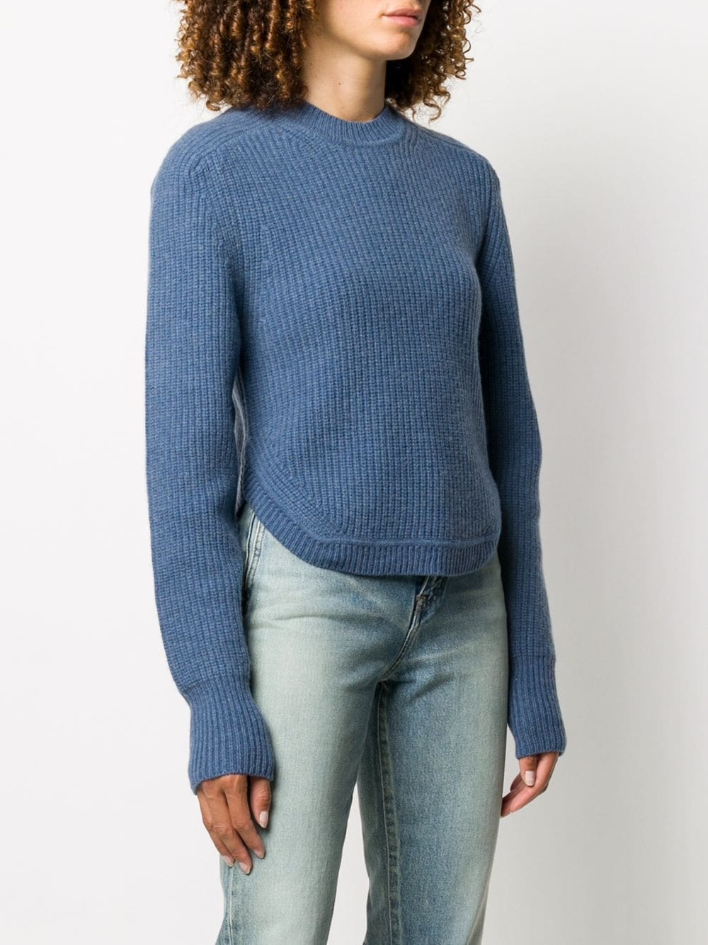 ribbed cashmere jumper - 3