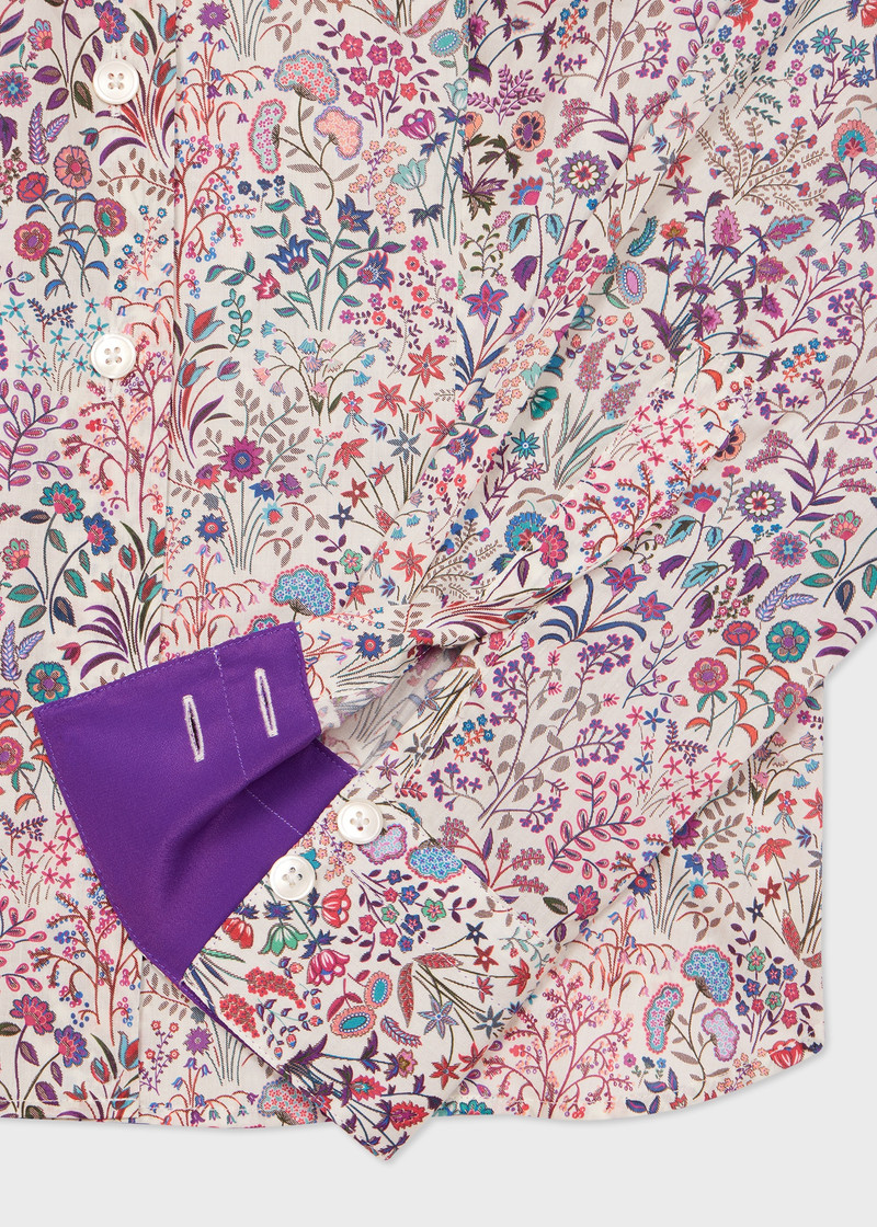 Women's Multicolour 'Liberty Floral' Cotton Shirt 2