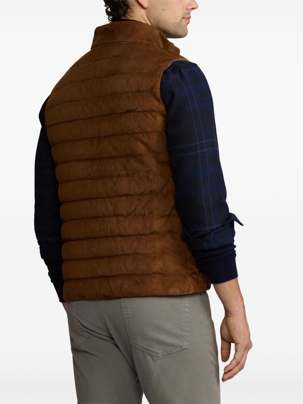 suede gilet - 5