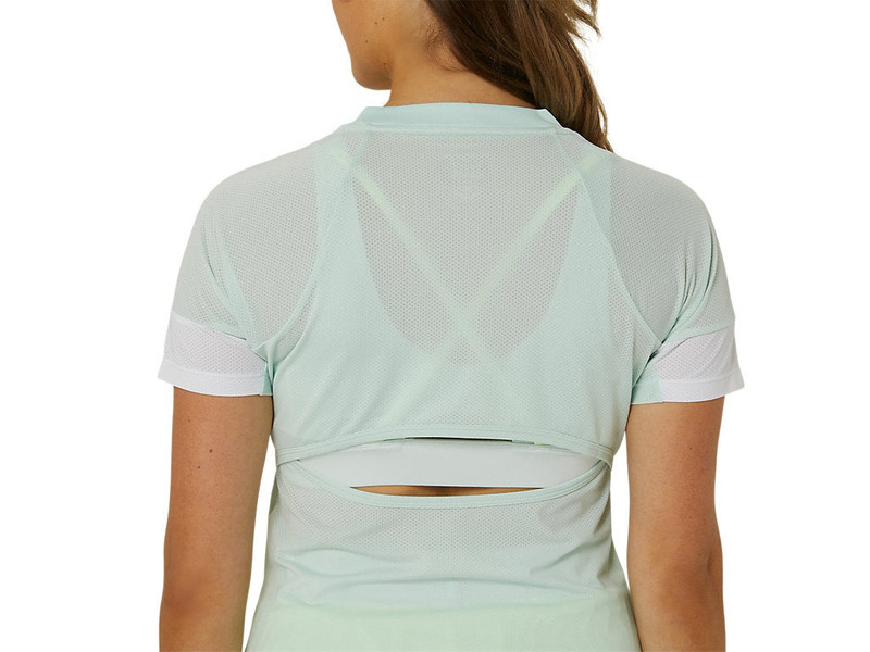 Asics (WMNS) ASICS Game T-shirt 'Pale Blue' 2042A301-409 outlook