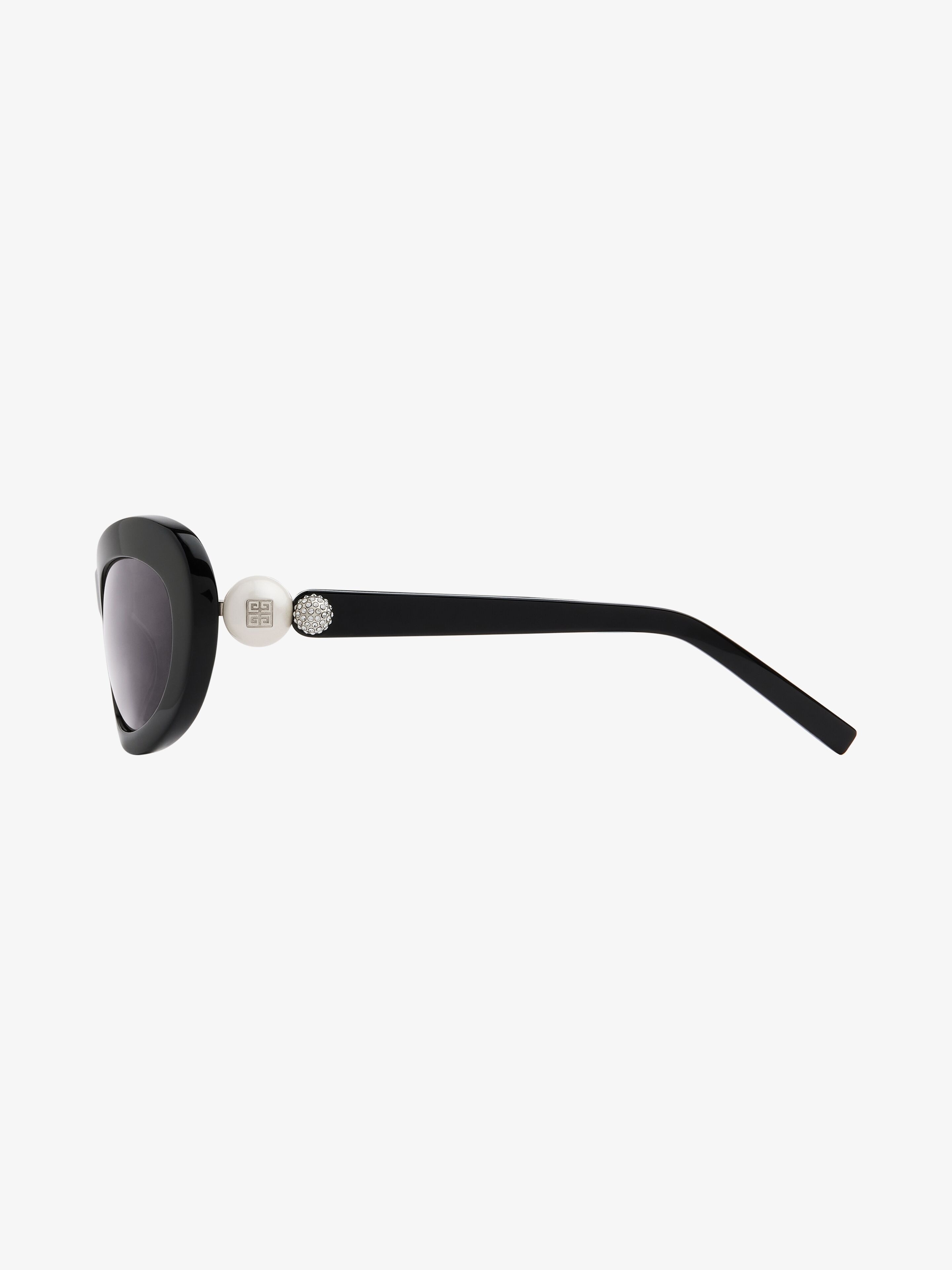 4G PEARL SUNGLASSES IN ACETATE WITH CRYSTALS - 5