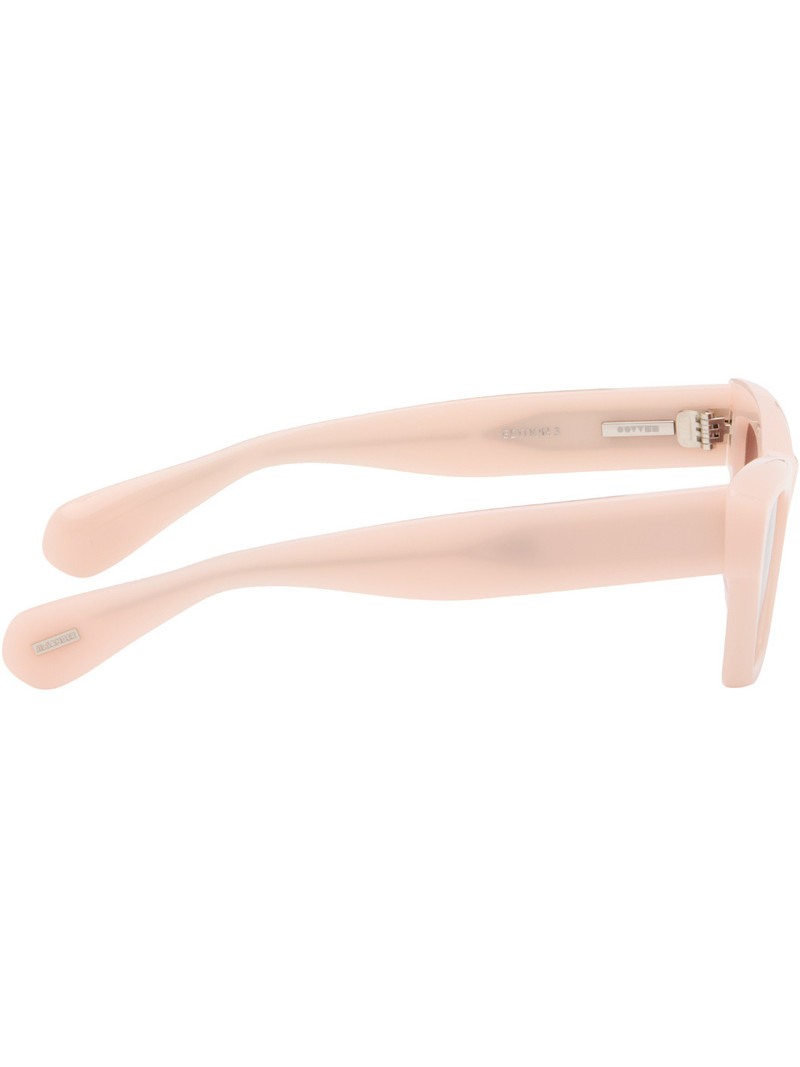 Jil Sander Pink Oliver Peoples 'Edition 3' Cat Eye Sunglasses outlook