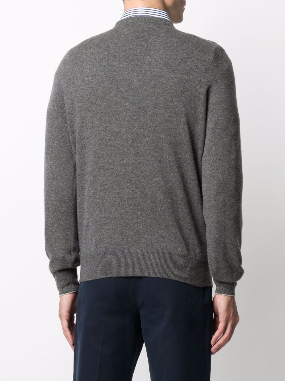 V-neck cashmere jumper - 4