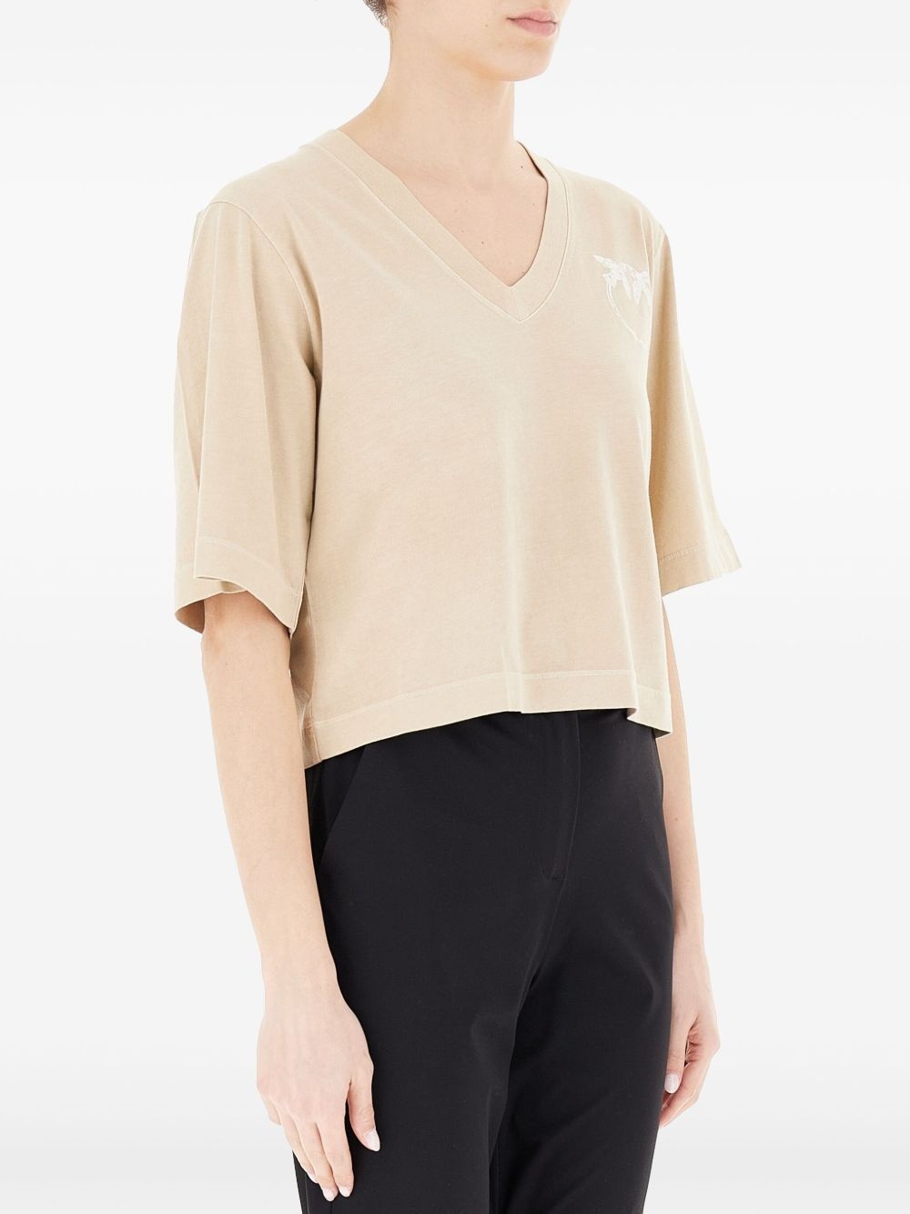 love-print T-shirt - 2
