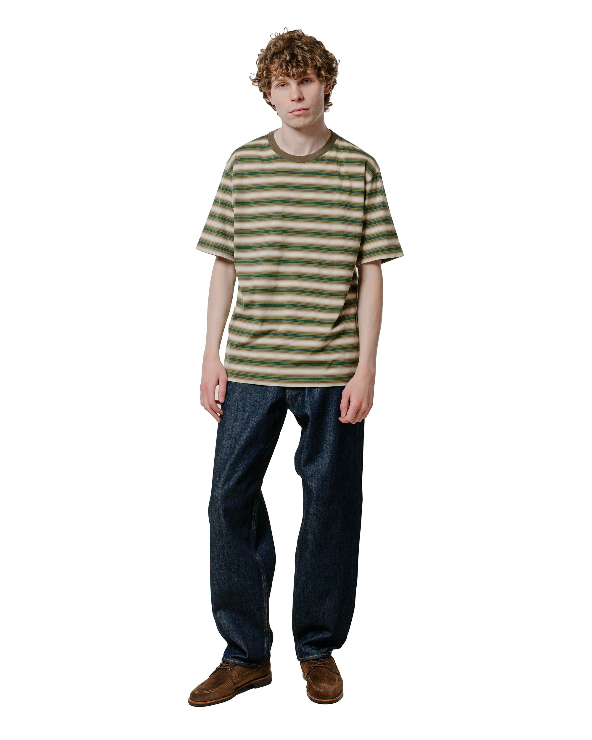 Hard Twist Denim Wide Pants Indigo - 4