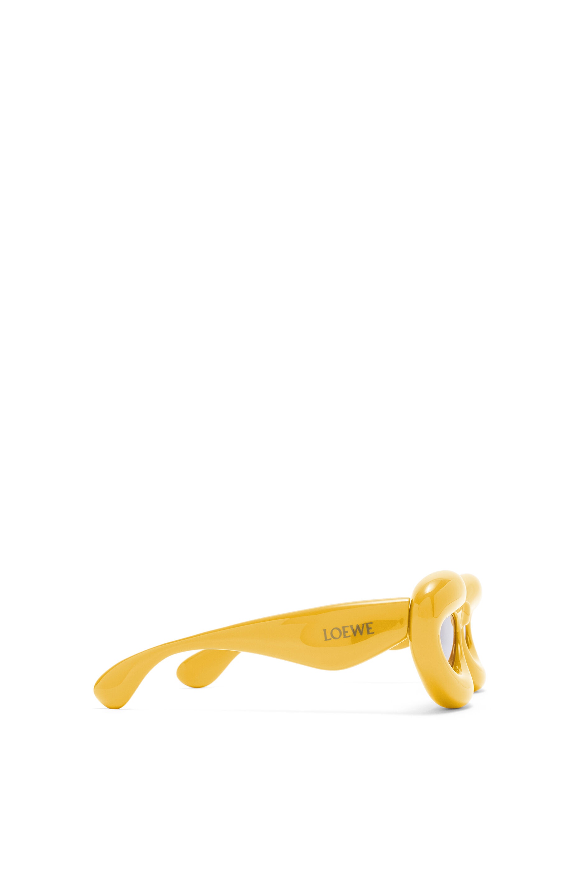 Inflated cateye sunglasses in acetate - 3