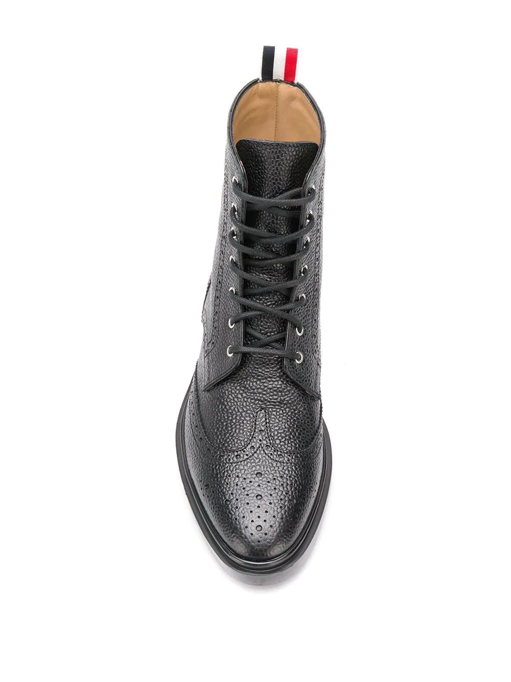 brogue-detail ankle boots - 4