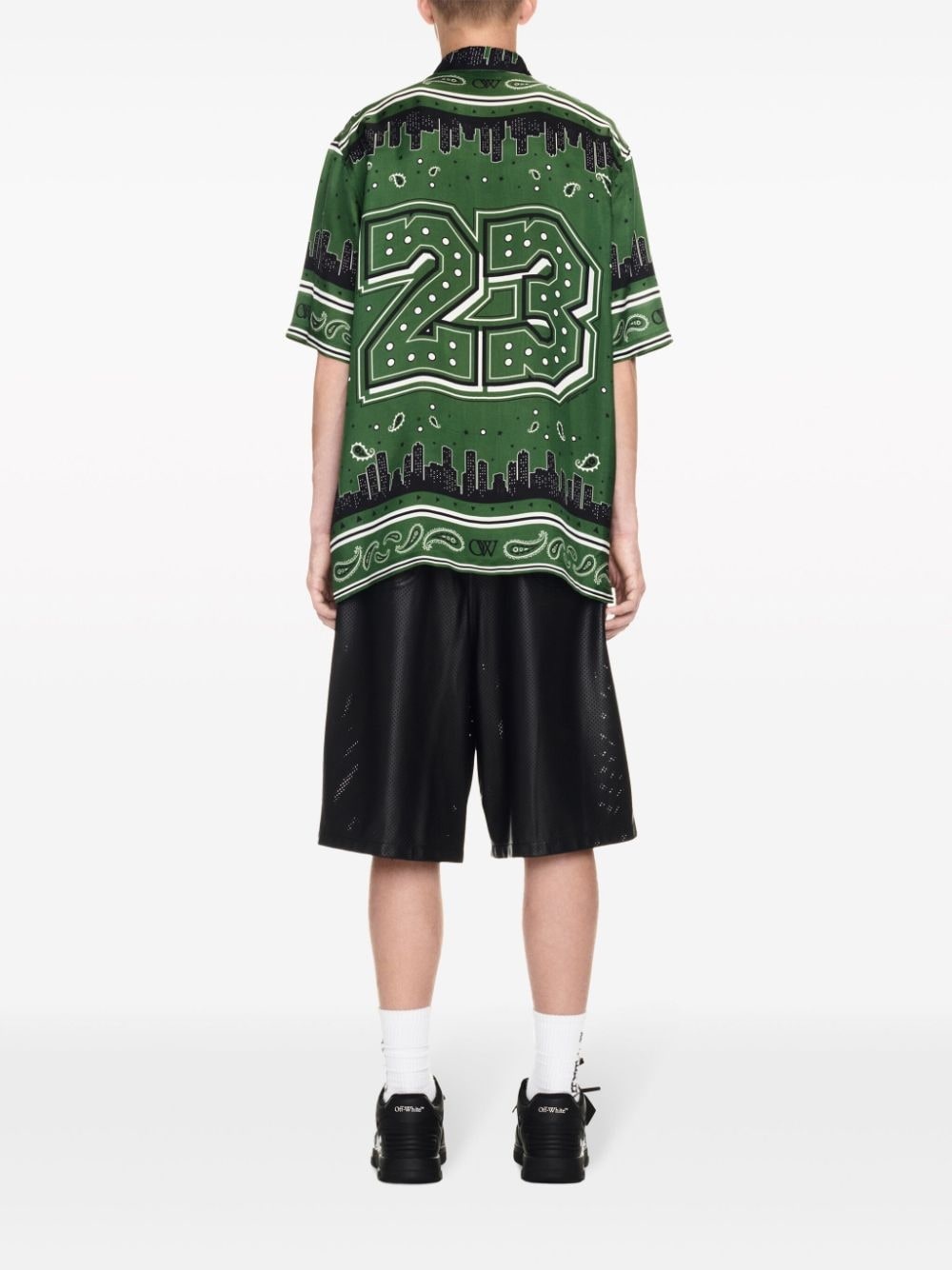 Bowlling Bandana-print short-sleeve shirt - 4