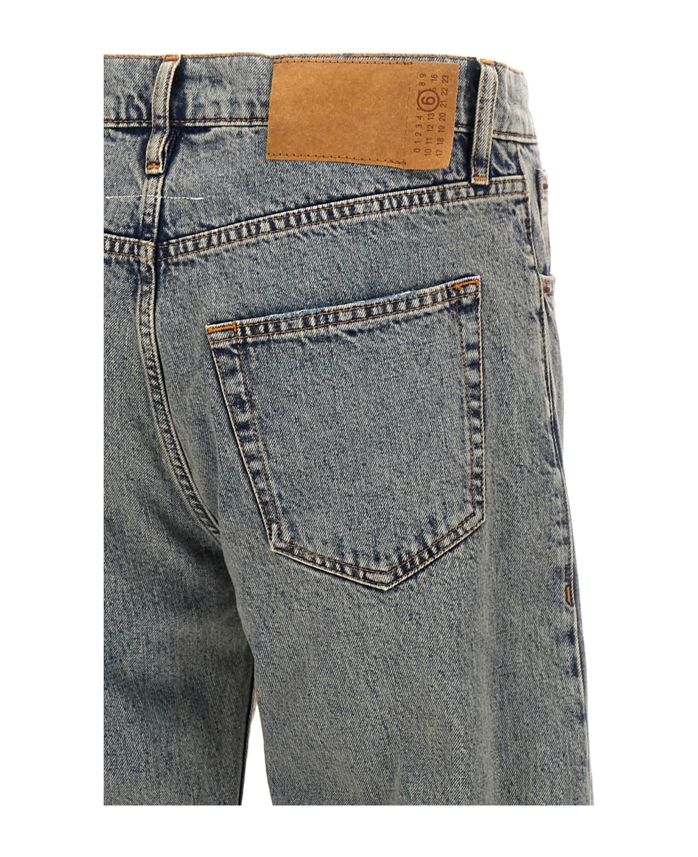 Visible Stitching Jeans - 4