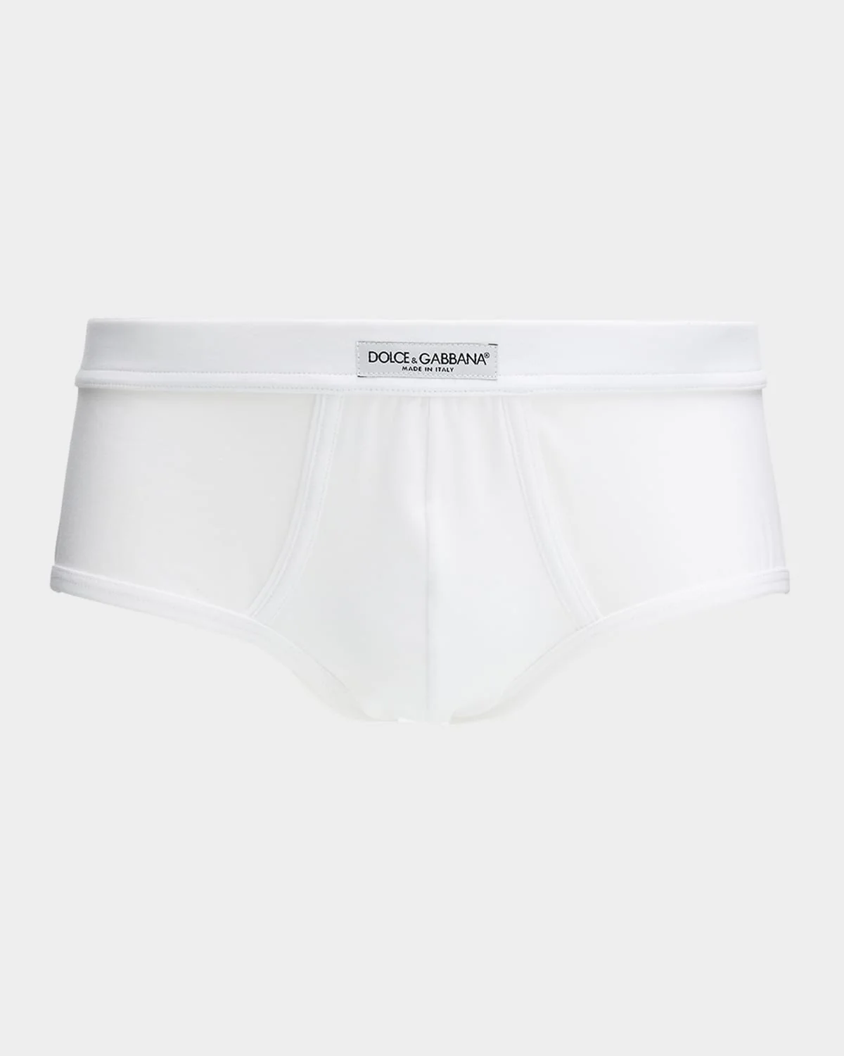 Men's Cotton Logo Patch Briefs - 1