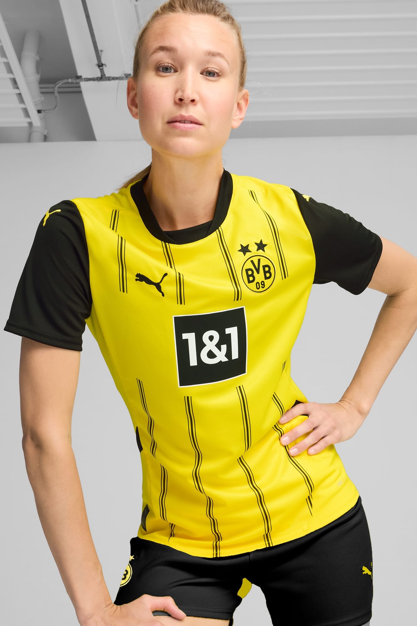 Borussia Dortmund 24/25 Women's Replica Home Soccer Jersey - 3