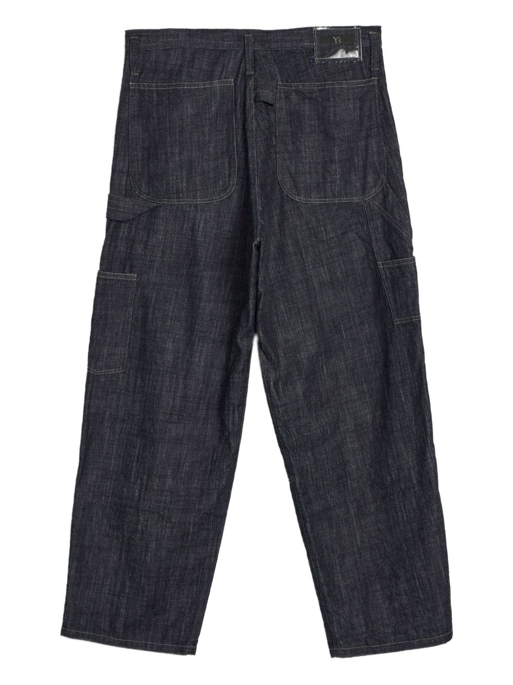patch-pocket cotton trousers - 2