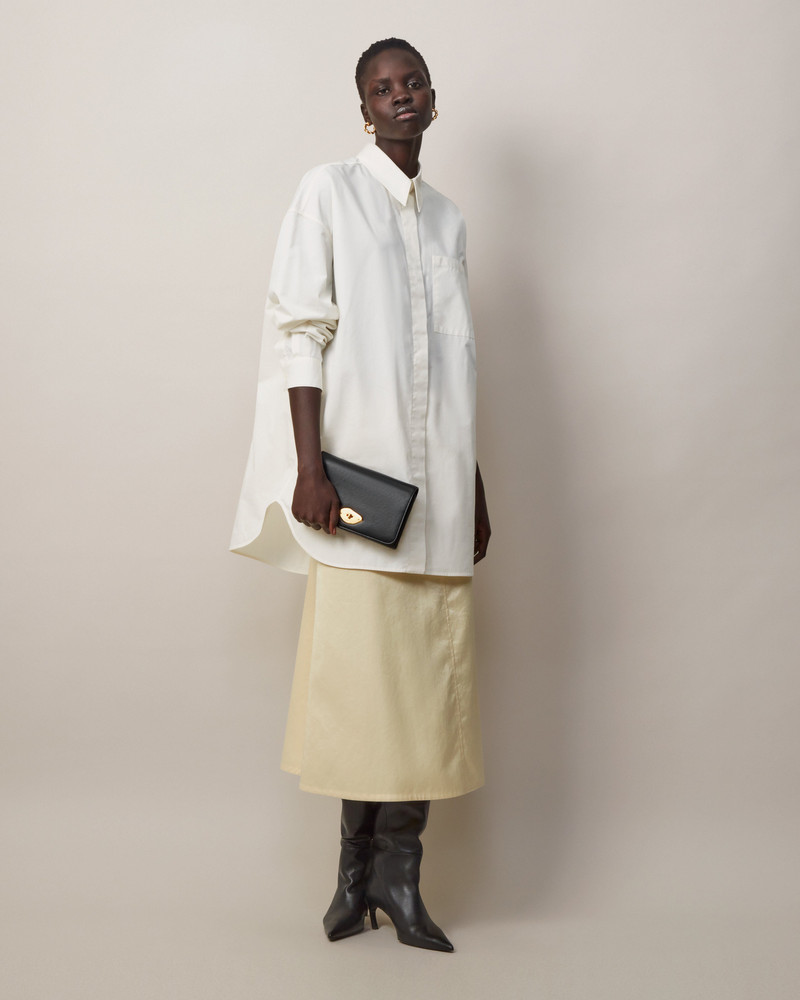 Lana Wallet on Strap
Black High Gloss Leather 7