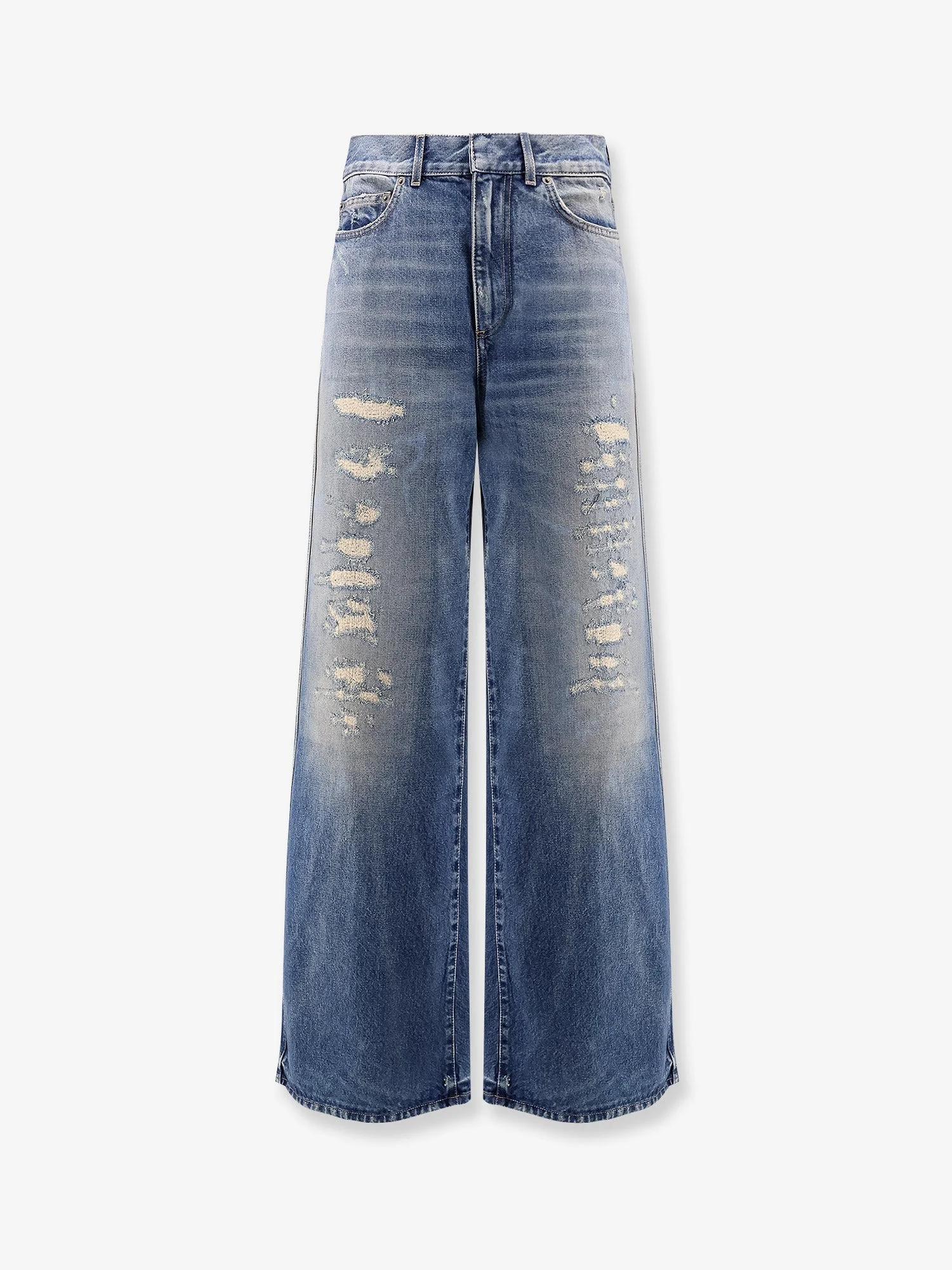 Dior Women Flared Jeans With Destroyed Effect - 1