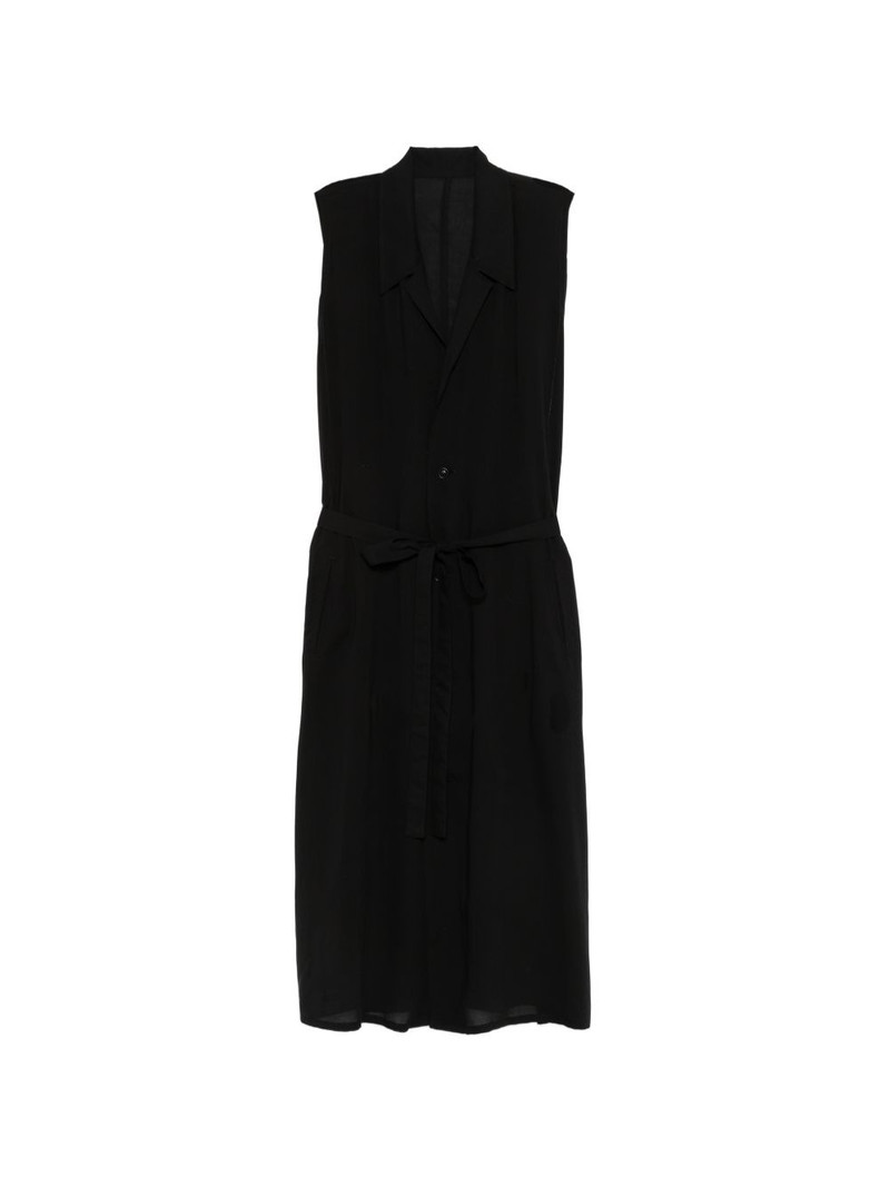 tie-waist collared midi dress 1