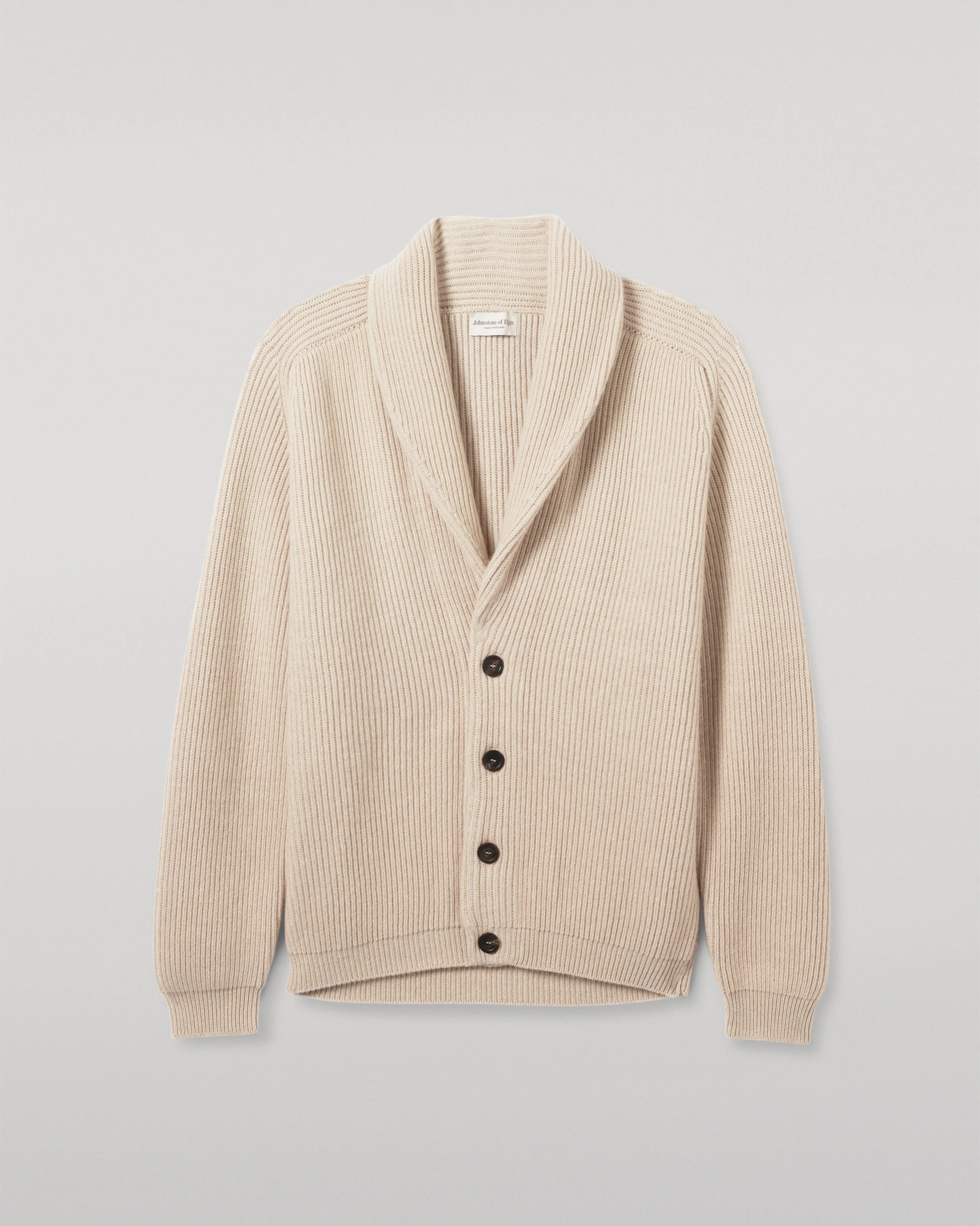 Pioneer Natural Shawl Collar Cashmere Cardigan - 1