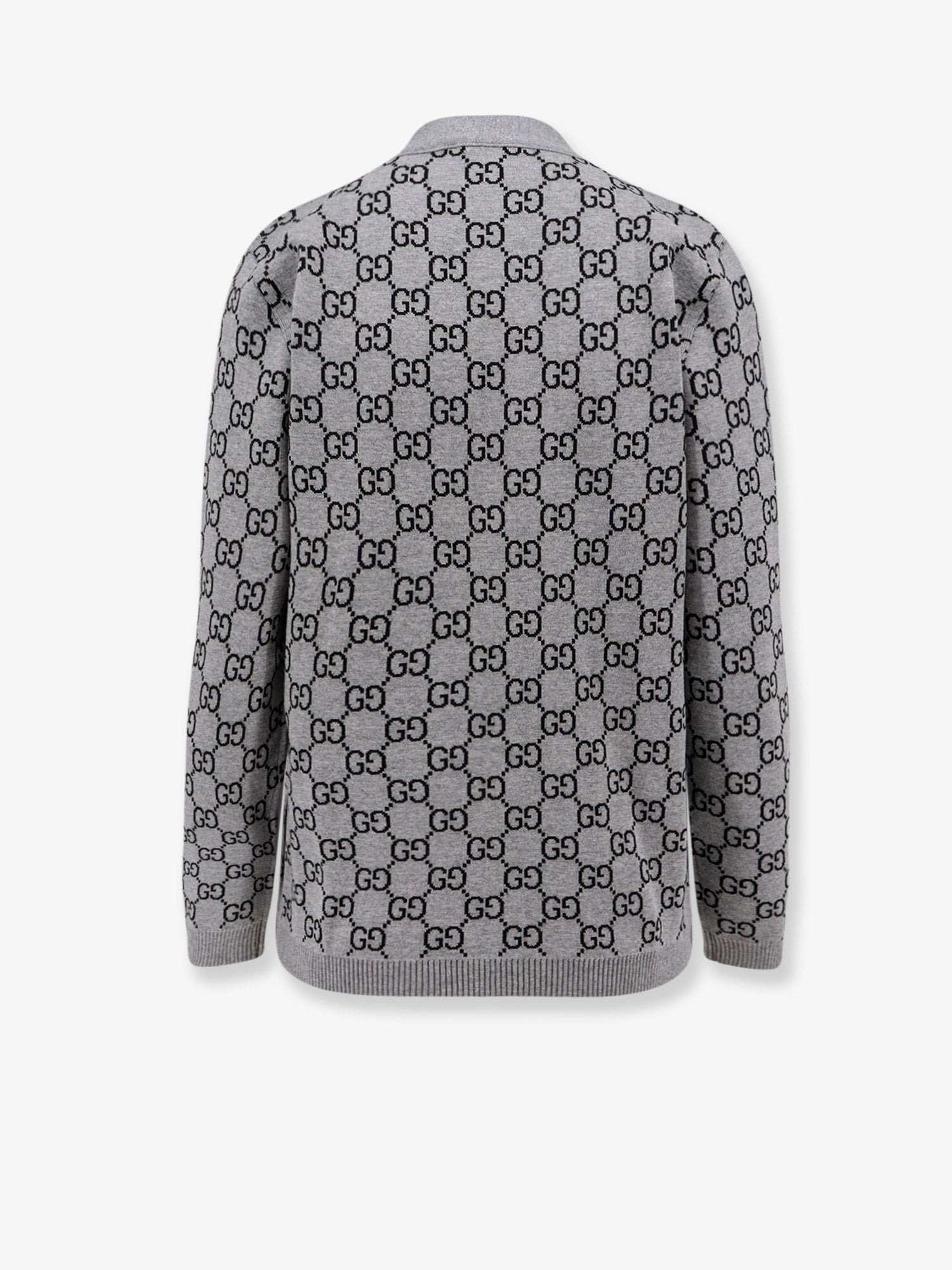 Reversible Wool Cardigan With Gg Motif - 2