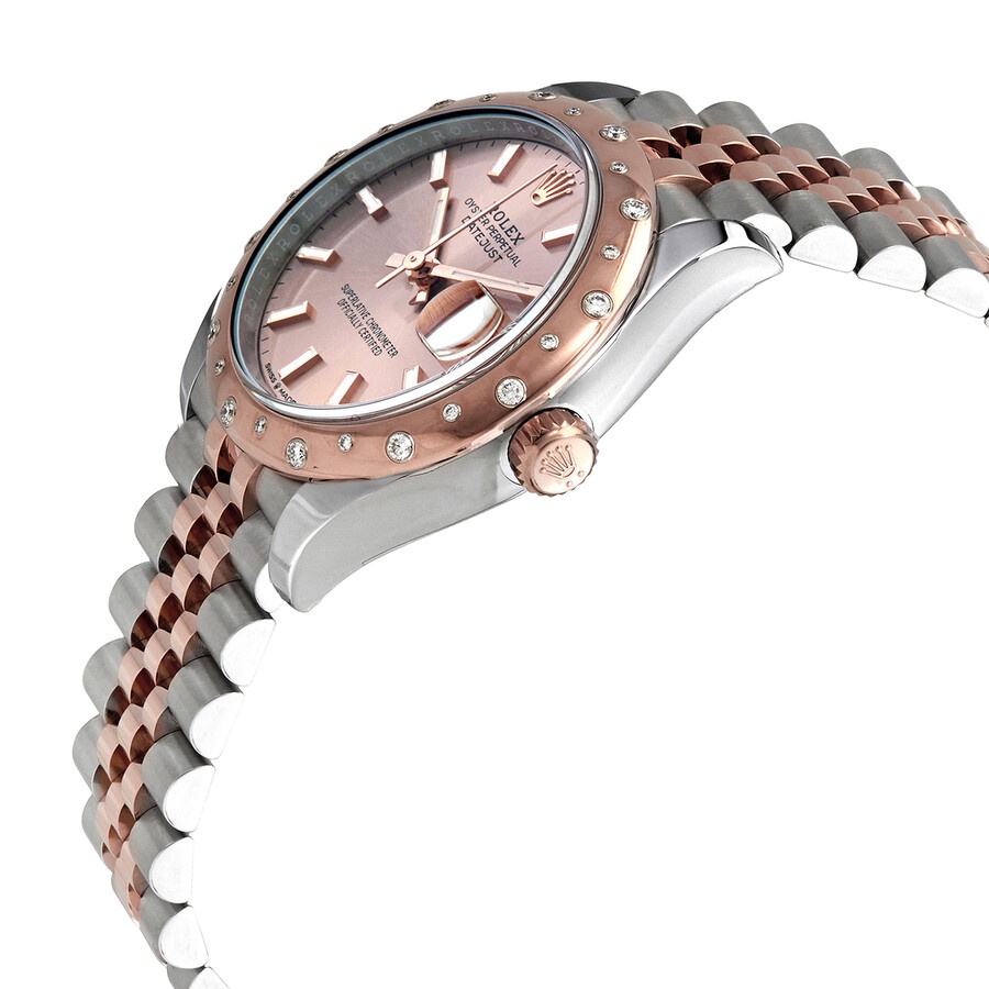 Rolex DateJust 31 Rose Dial Automatic Ladies Stainless Steel 18kt Everose Gold Jubliee Watch 278341P - 2