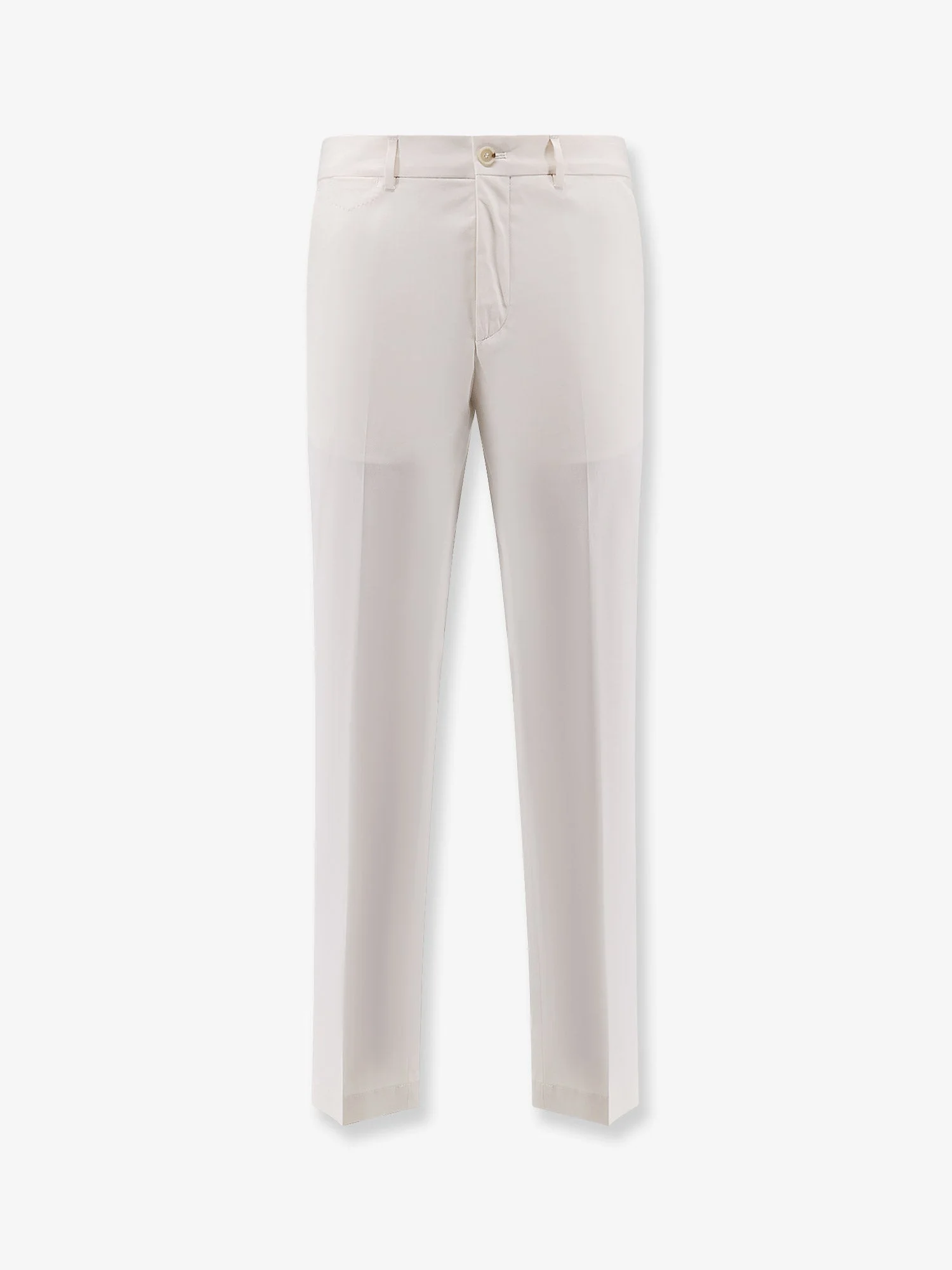 Boss Cotton And Silk Trousers - 1