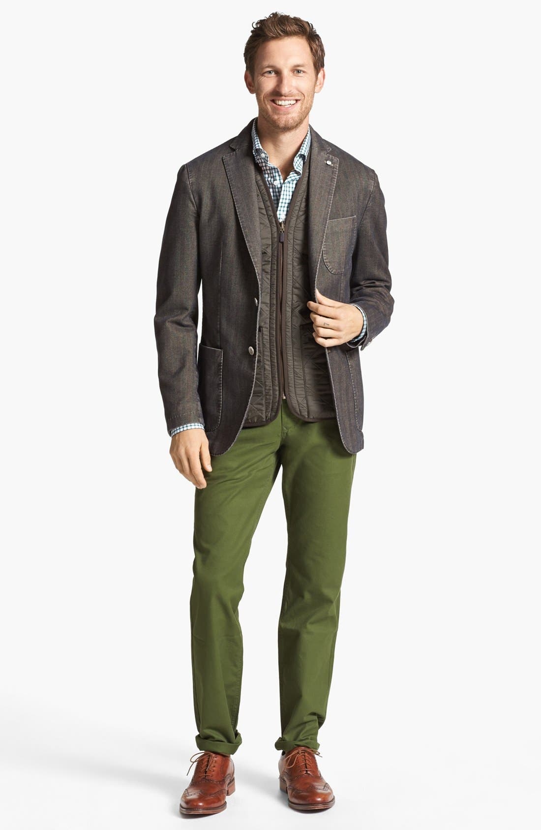 'Polarquilt' Relaxed Fit Zip-In Liner Vest - 6