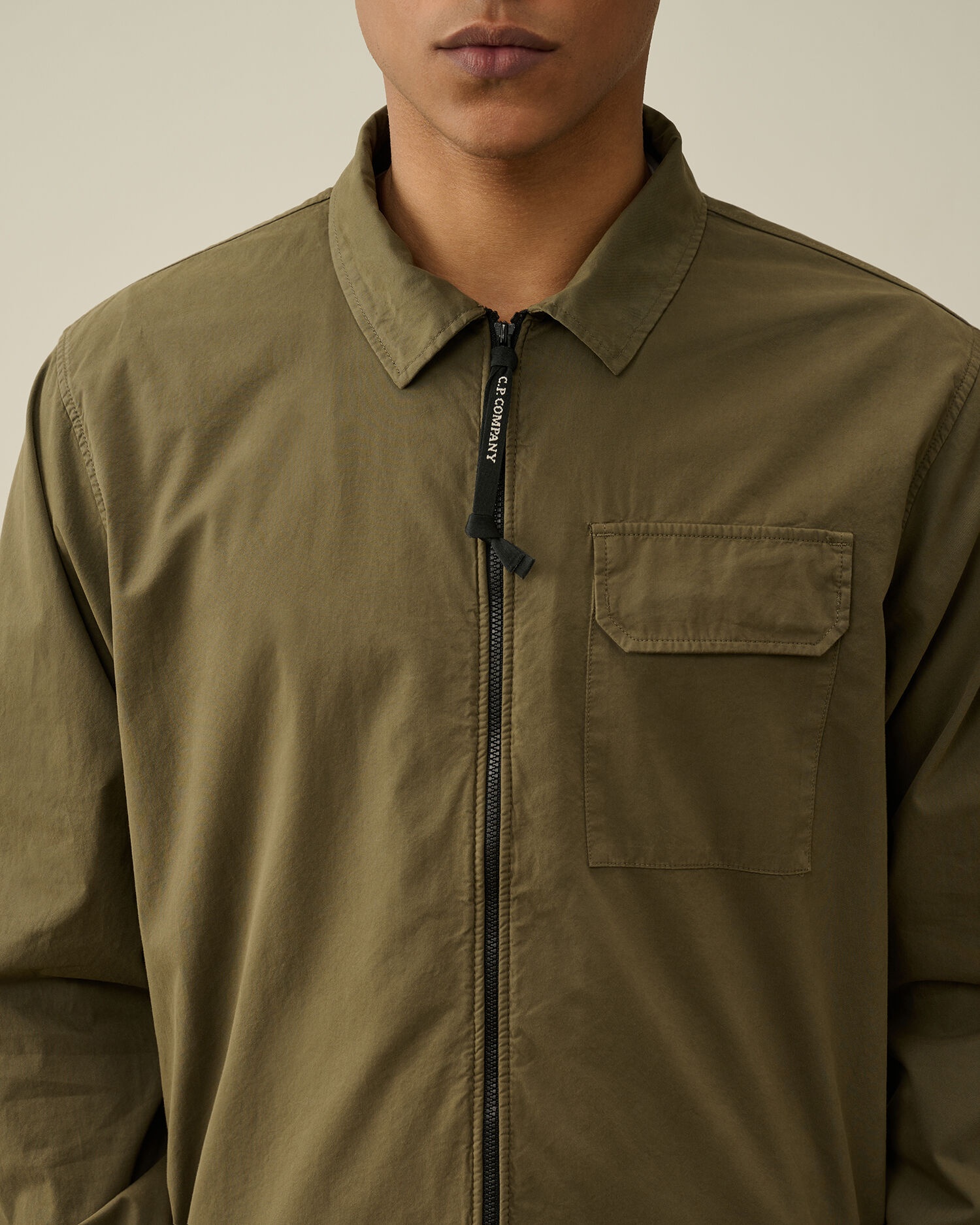 Gabardine Zipped Shirt - 4