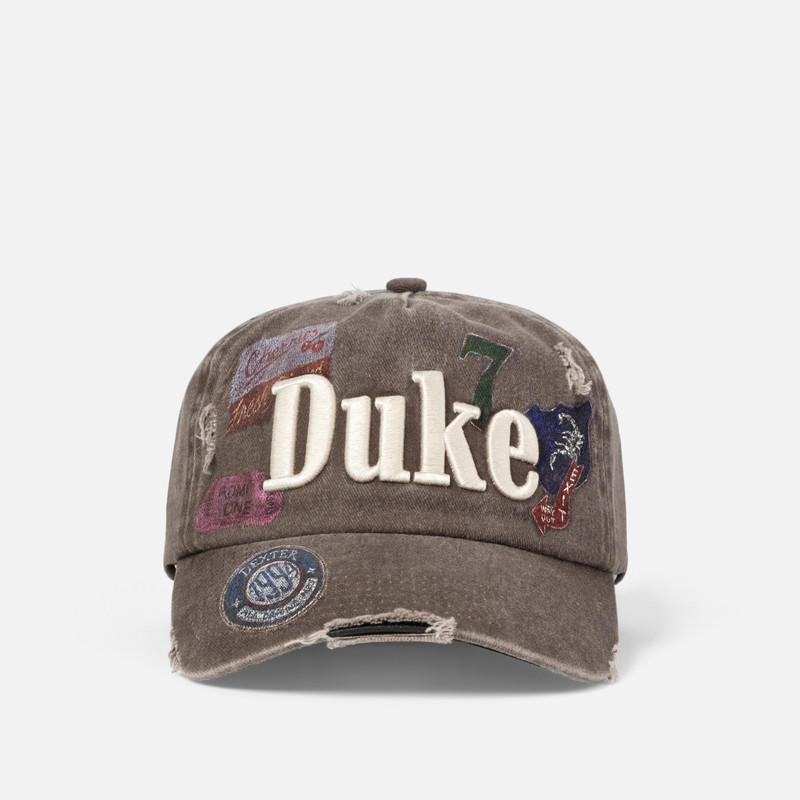 Hand-Painted Patch Distressed Cap 1