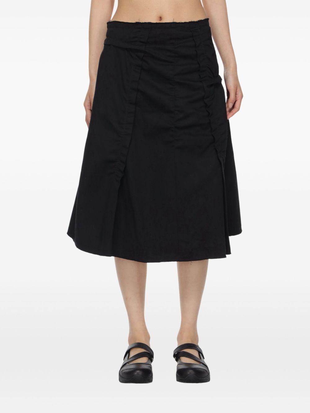 fluted midi skirt - 3