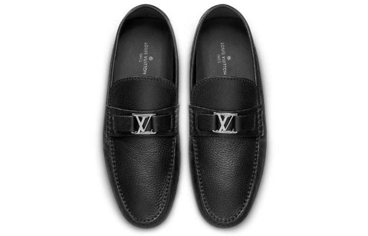 LOUIS VUITTON LV Hockenheim Moccasin Shoes 'Black' 1A5UTG - 3