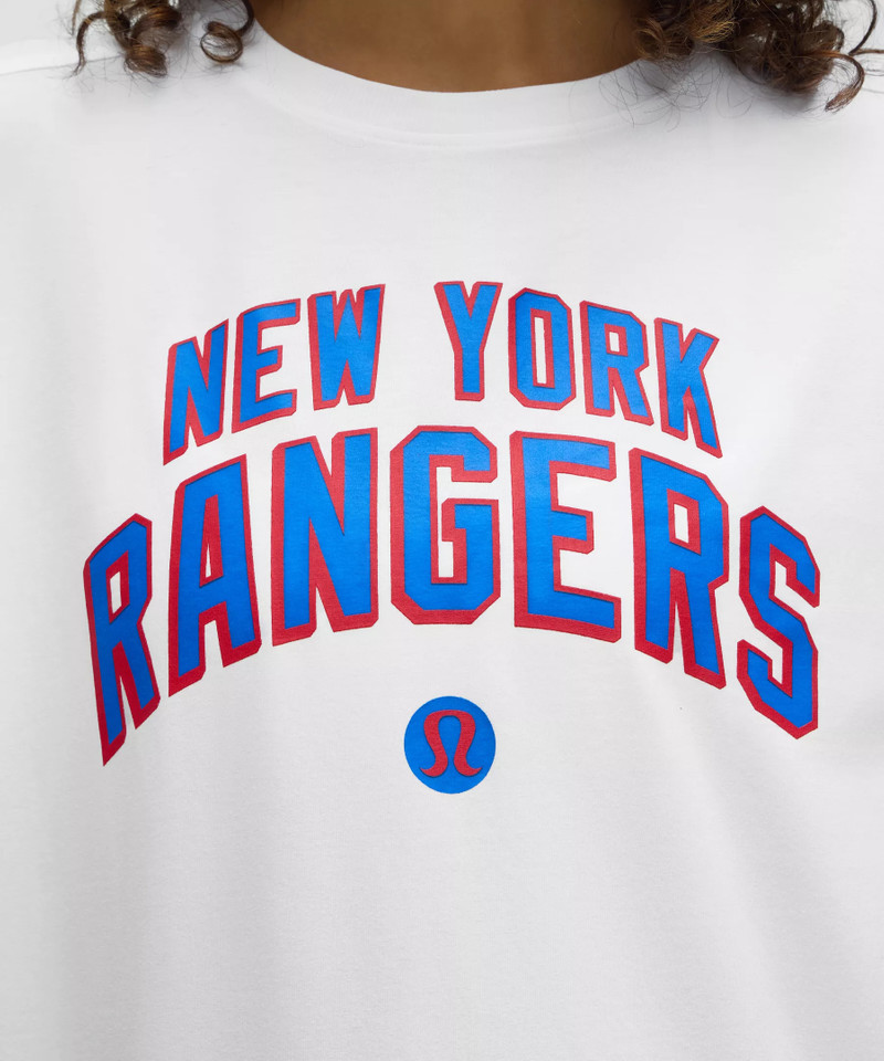 All Yours Organic Cotton Crewneck T-Shirt *New York Rangers 5
