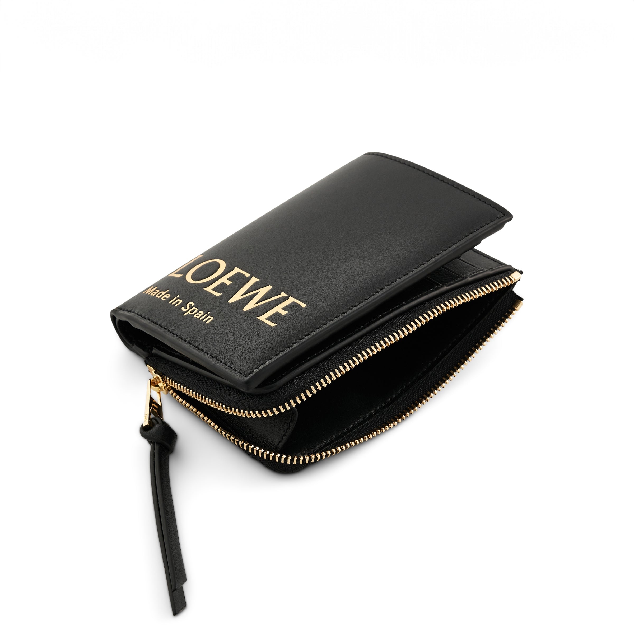 Loewe Embossed Slim Zip Wallet in Black - 4