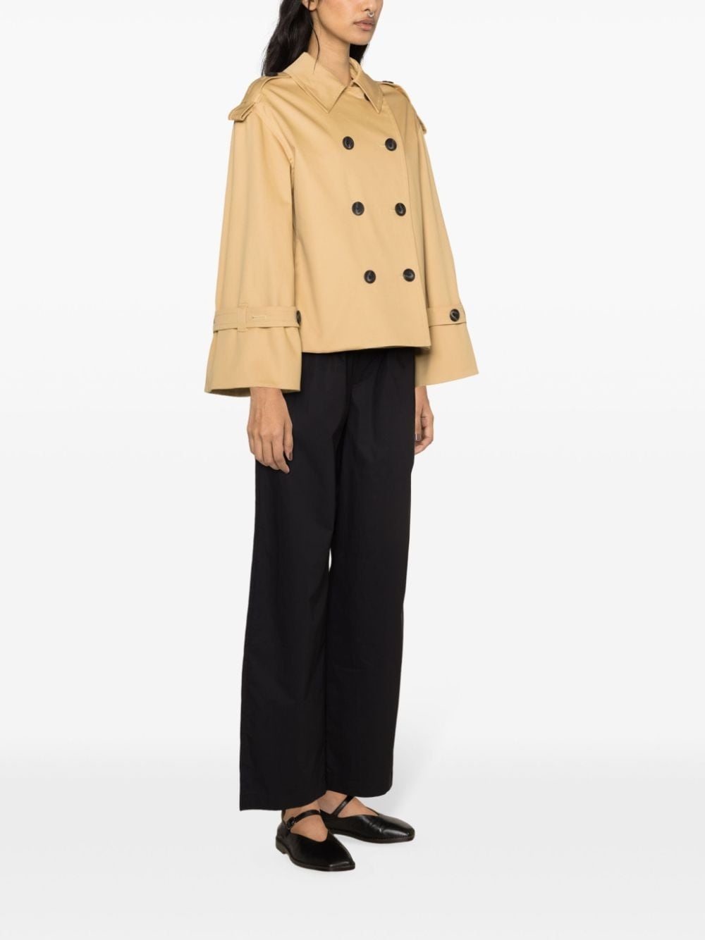 Alisandra double-breasted trench jacket - 3