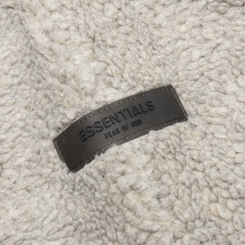 FEAR OF GOD ESSENTIALS RELAXED POLAR FLEECE PANT - DARK OATMEAL - 3