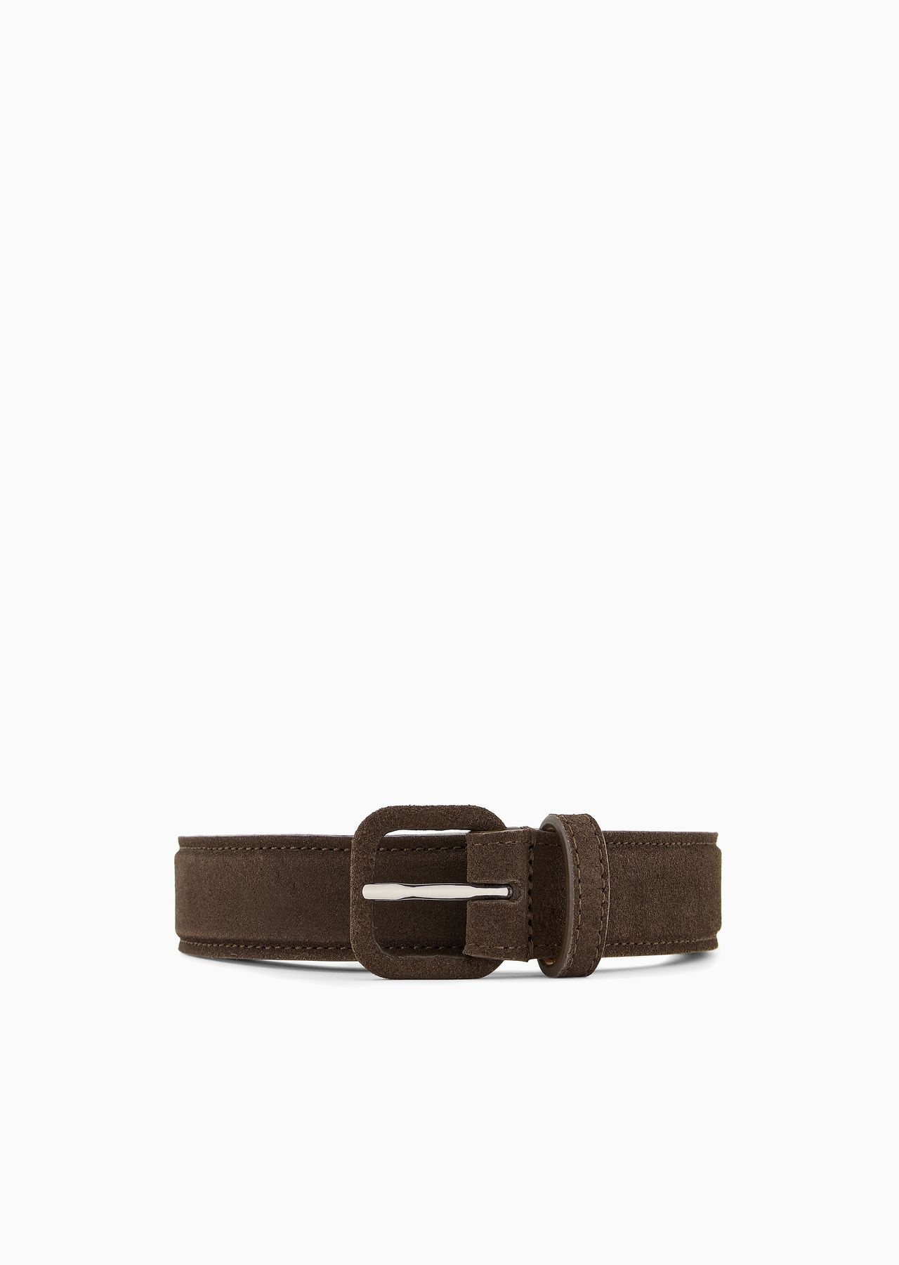 Suede belt with buckle - 1