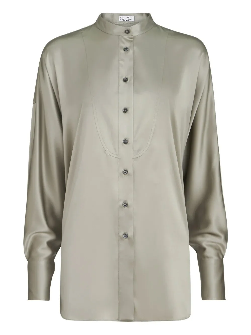 MANDARIN COLLAR SHIRT - 1