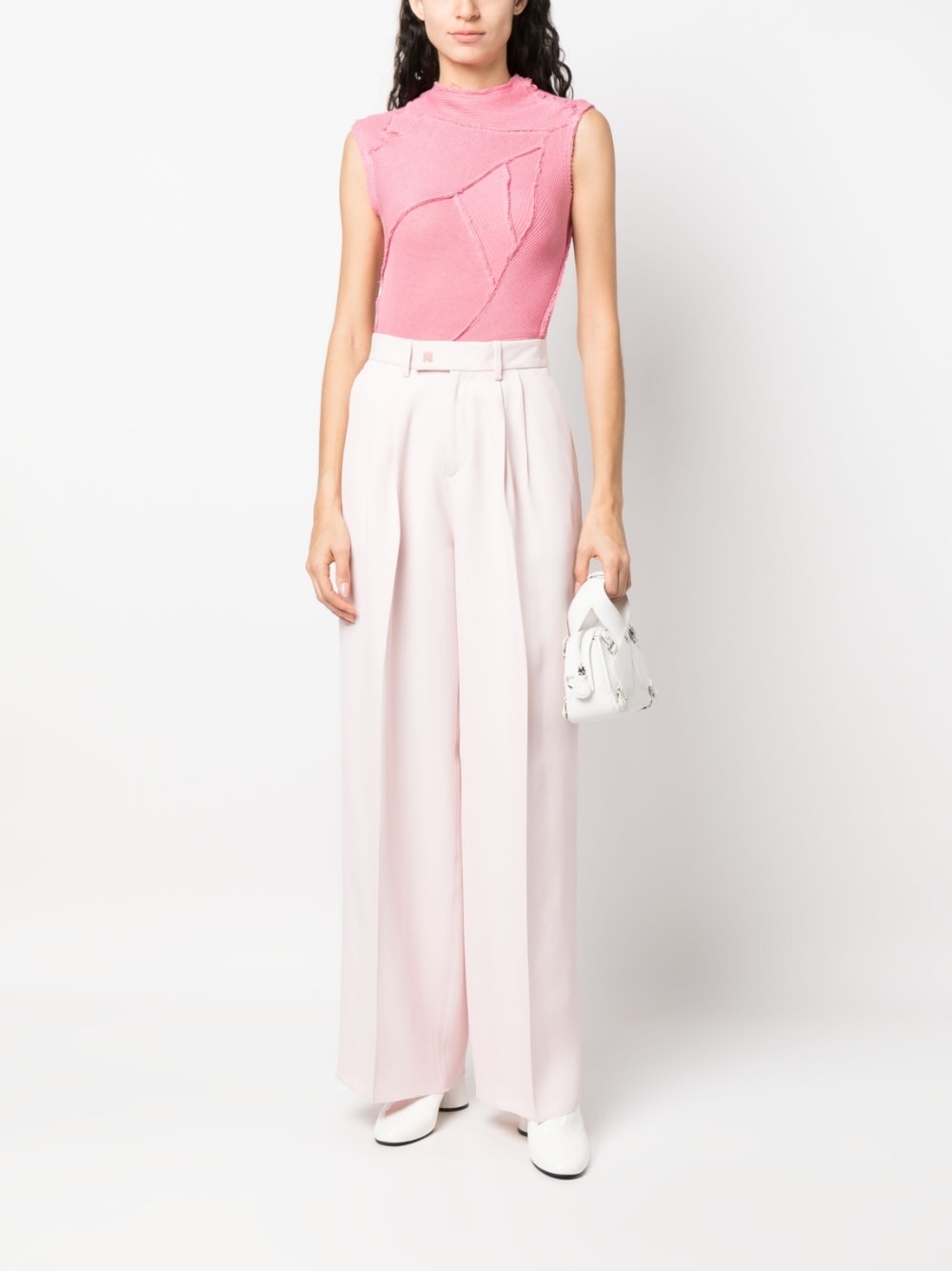 wide-leg tailored trousers - 2