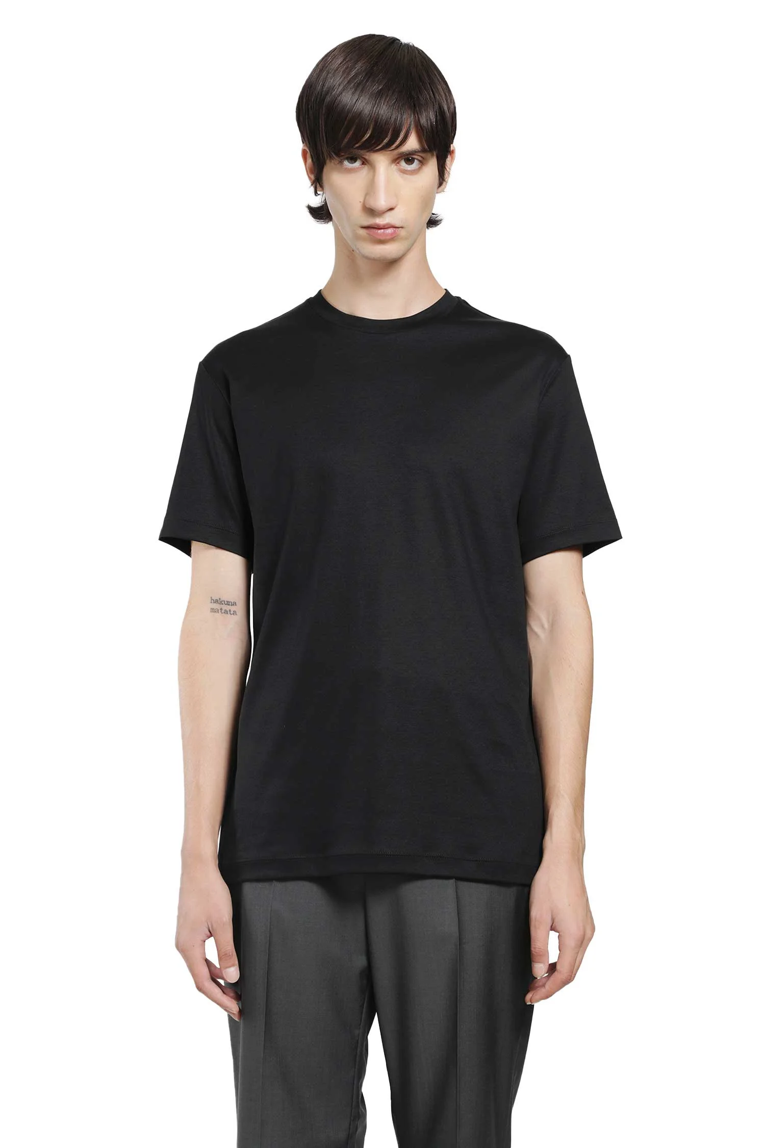 Cotton Jersey Short Sleeve T-shirt - 1
