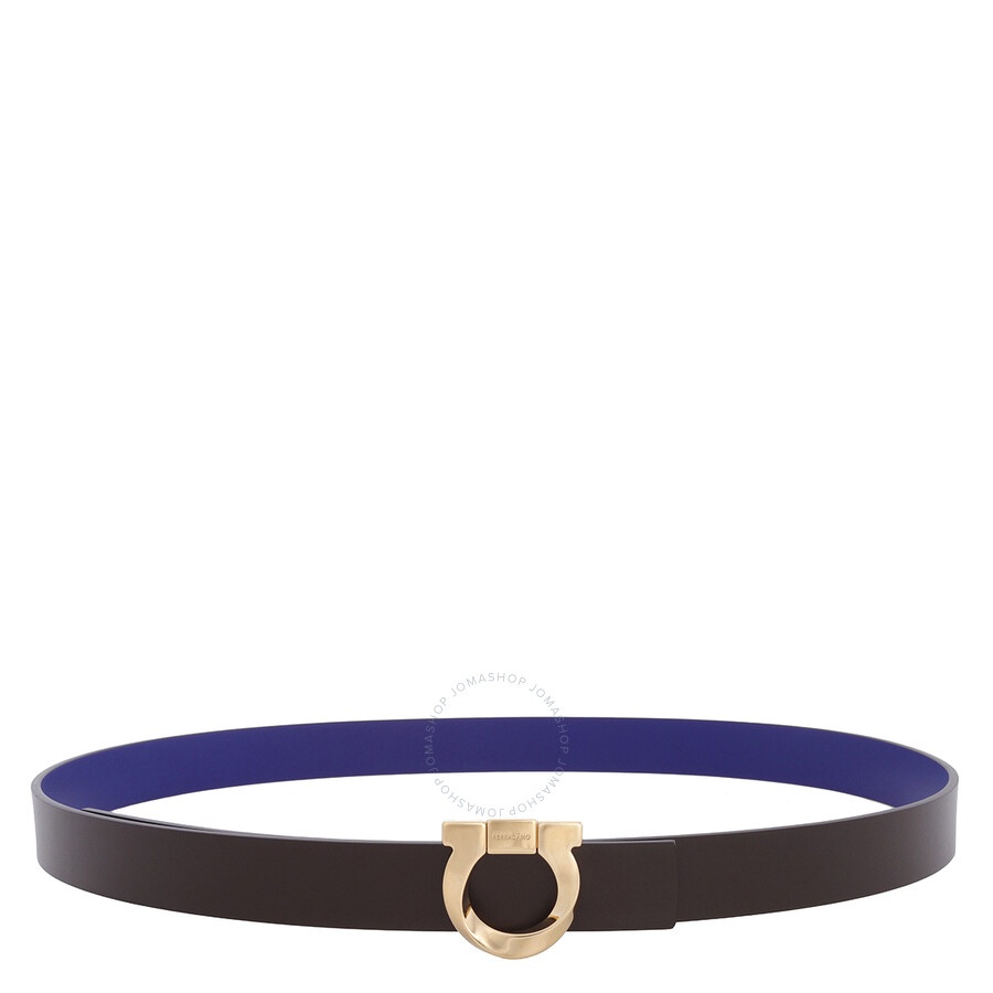 Ferragamo Gancini Reversible Leather Belt, Size 100 - 1