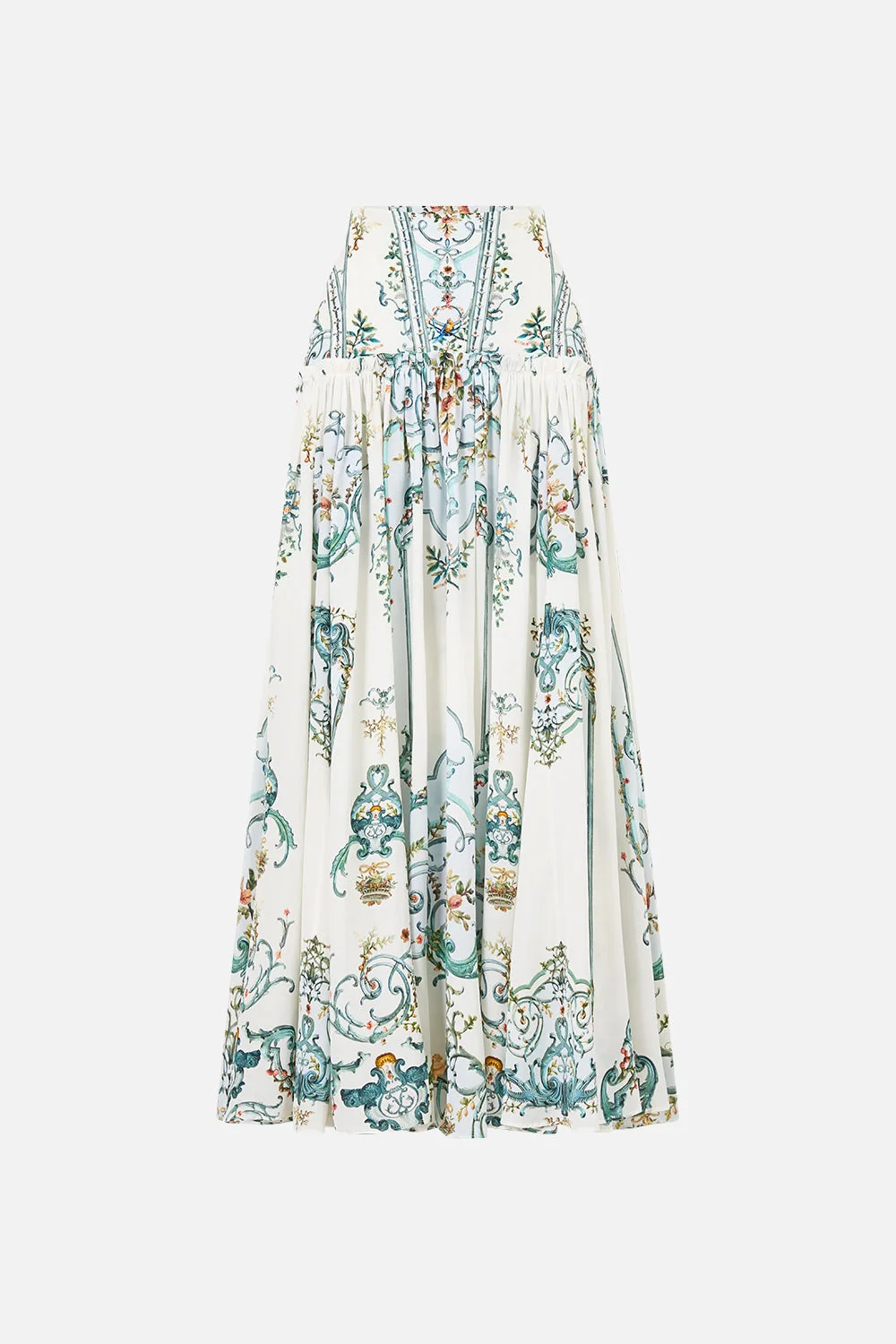 LONG SKIRT WITH CORSET WAIST BALLAD OF THE BIBLIOTHÈQUE - 1