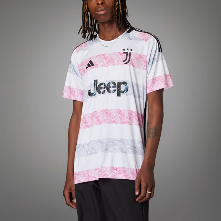 adidas adidas Juventus 23/24 Away Jersey 'White Pink' HR8255