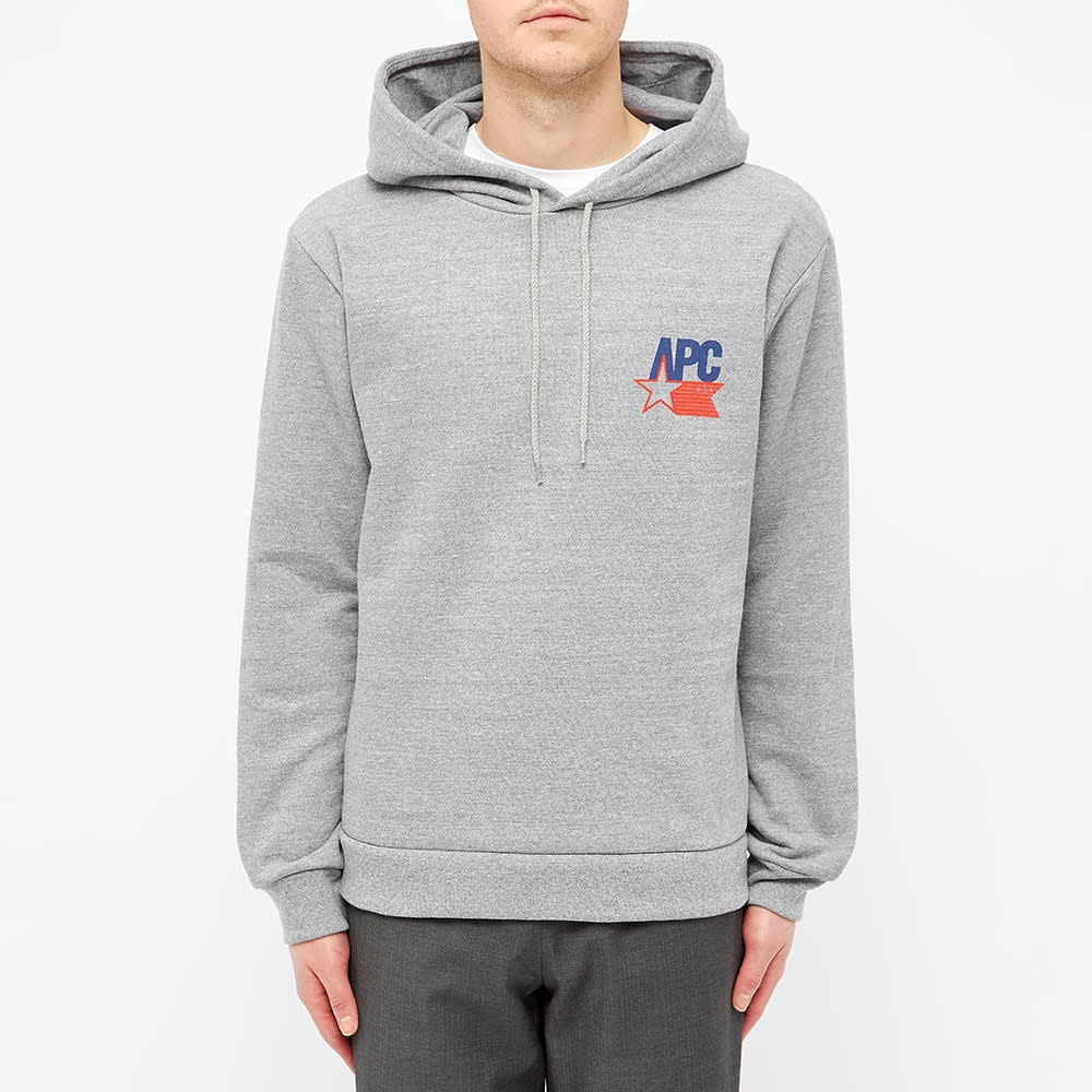 A.P.C. Bernardo USA Logo Hoody - 3