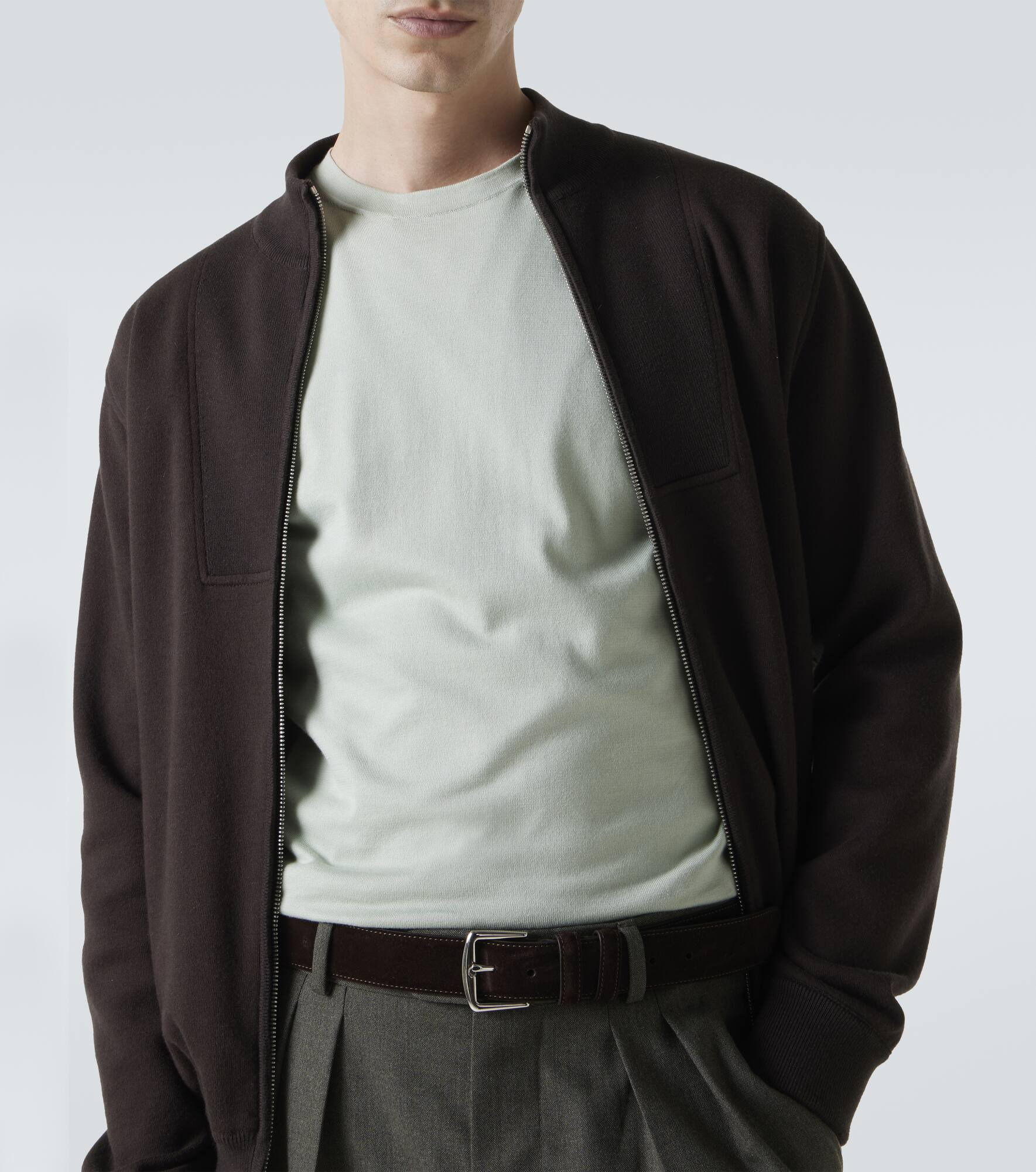 Cotton crewneck sweater - 5