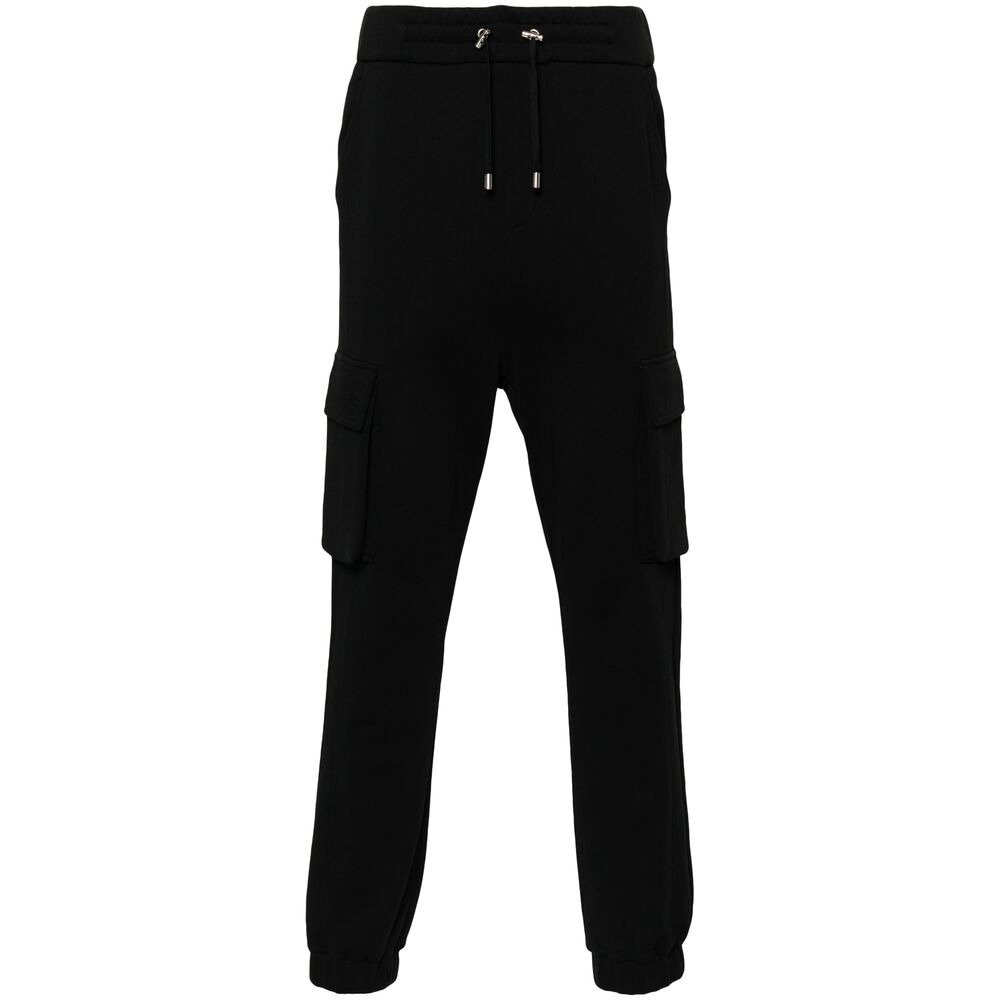 Balmain Black Trousers - Track Pants Men - 1