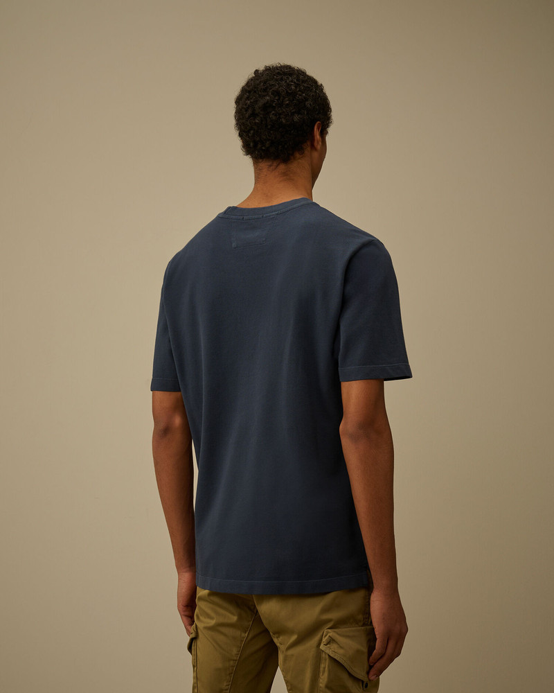 24/1 Piquet Pigment Dyed Short Sleeve T-Shirt 4