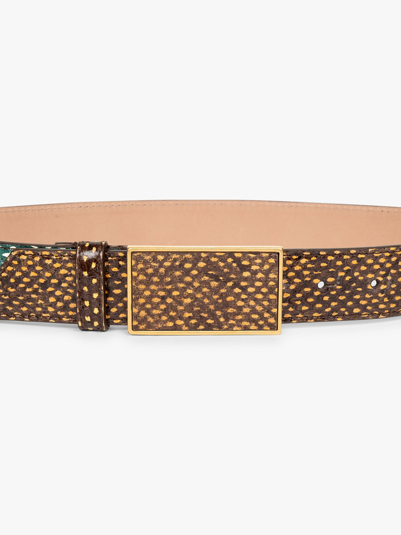 PRINTED LEATHER BELT 3