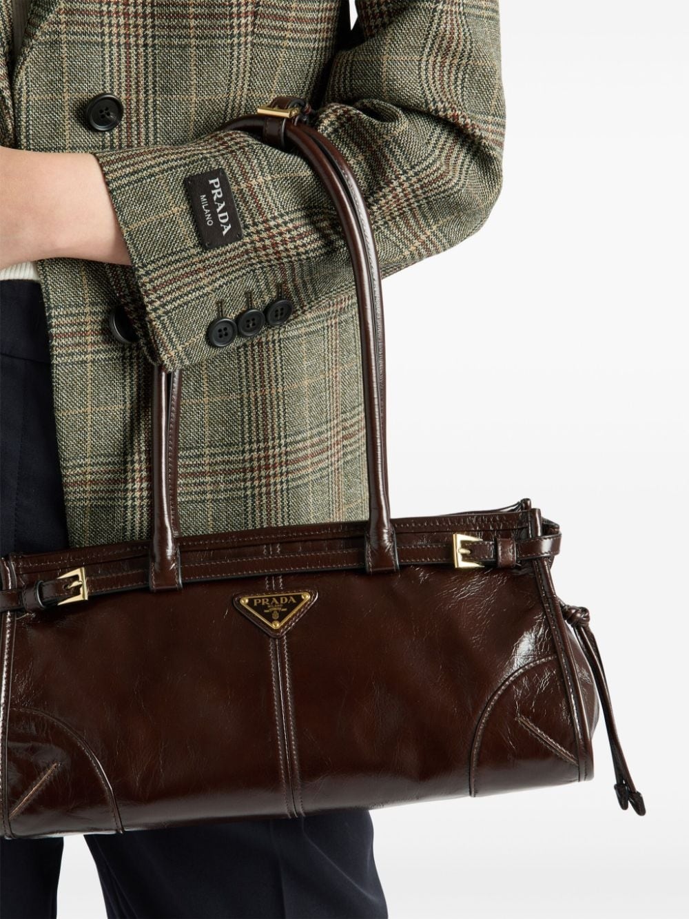 Medium leather handbag - 3