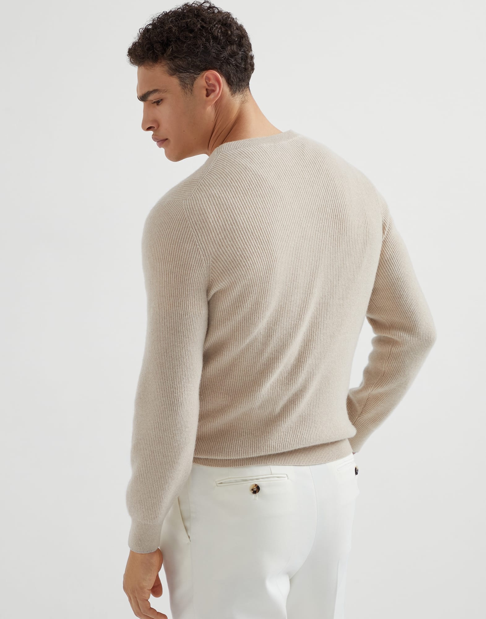 Cashmere English Rib sweater - 2