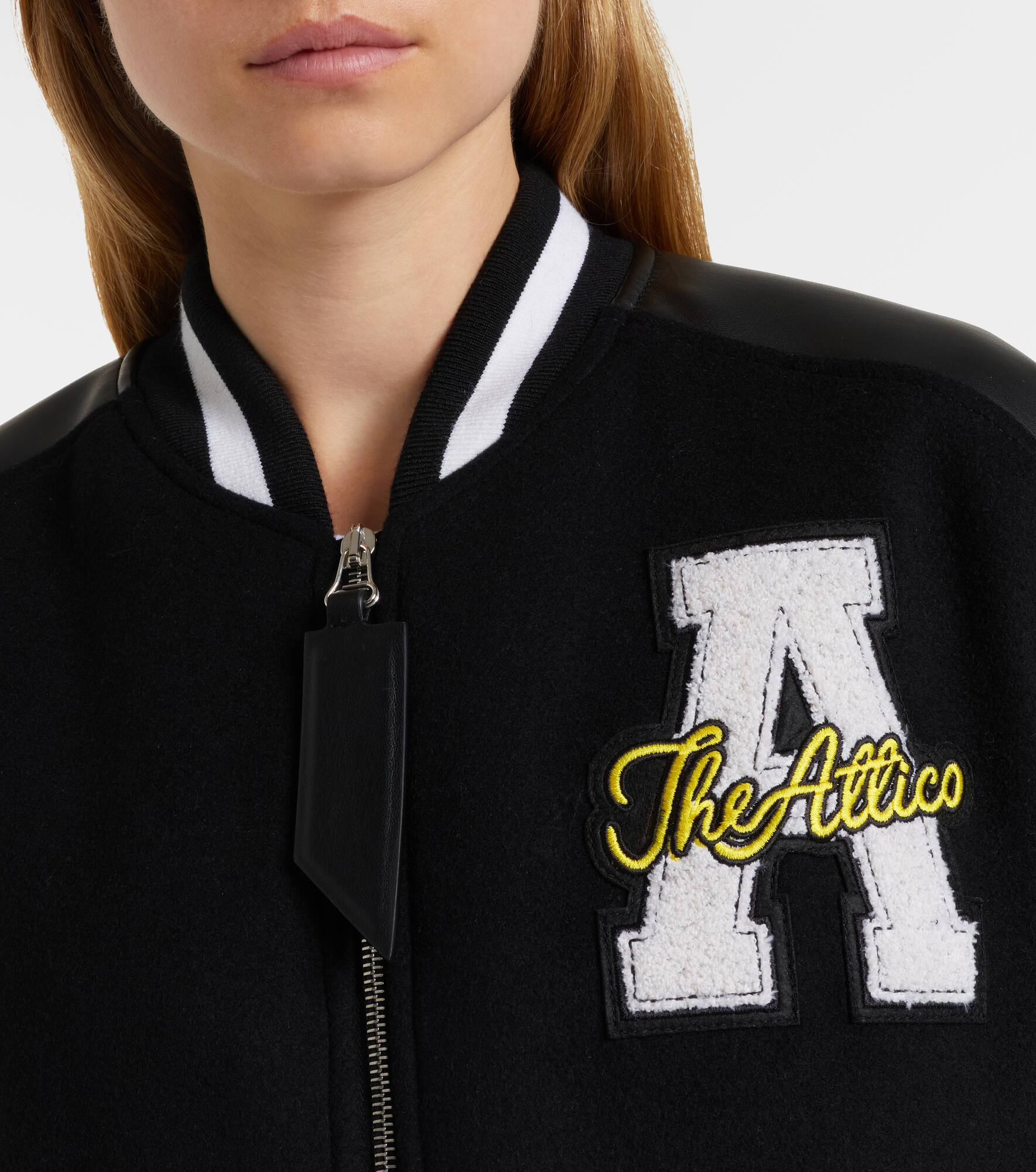 Wool-blend fleece blouson - 4