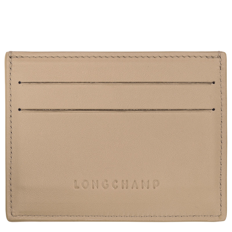 Longchamp Le Roseau Card holder Root - Leather outlook