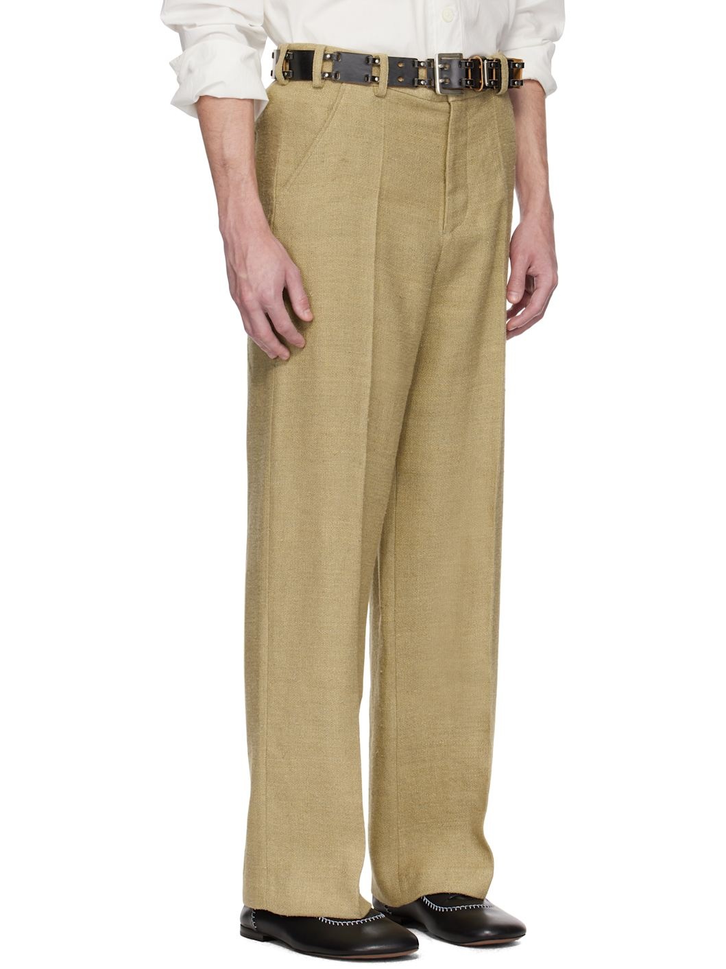 Beige Sailor Trousers - 2