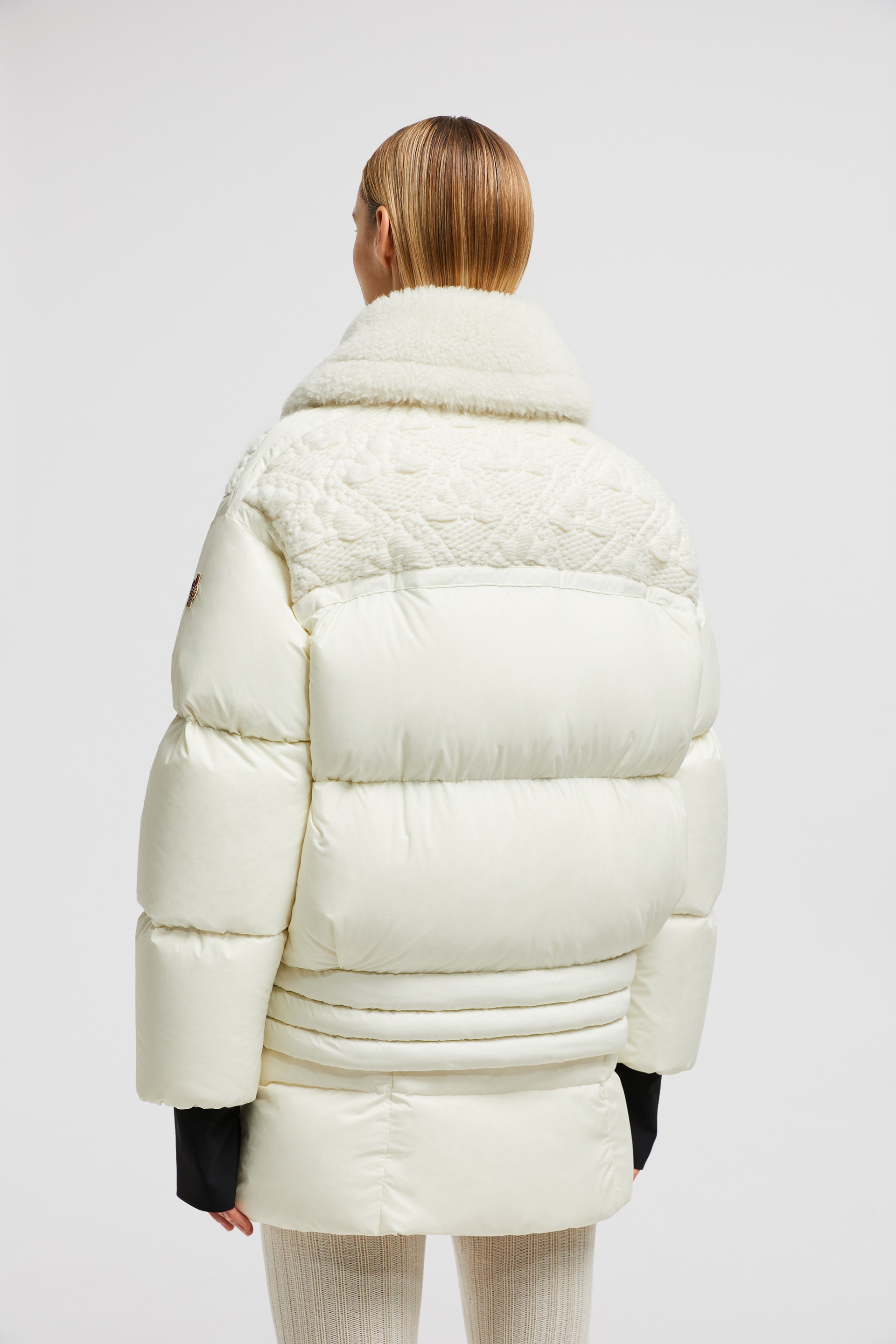 Risoul Wool & Shearling Short Down Jacket - 5